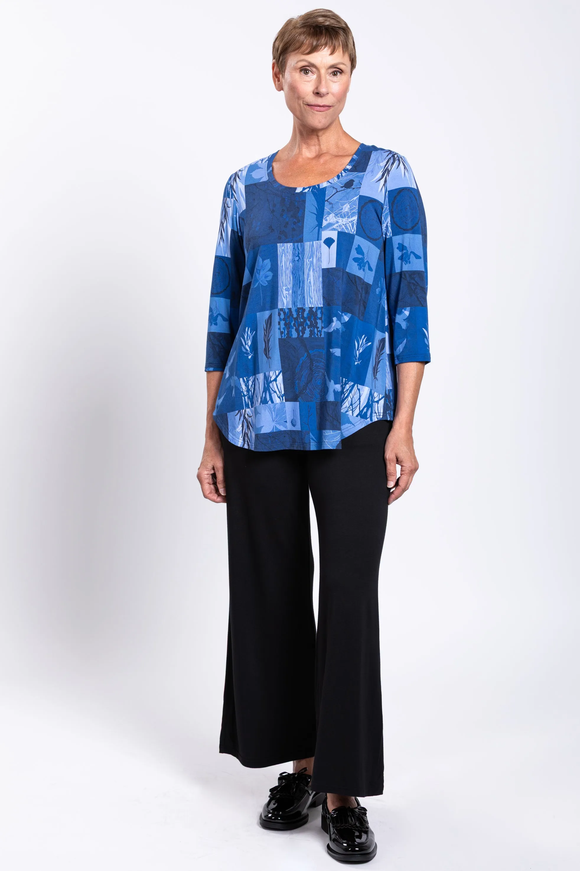 Jazz 3/4 Top, Blue Forest, Bamboo sold by Blue Sky product image thumbnail 5