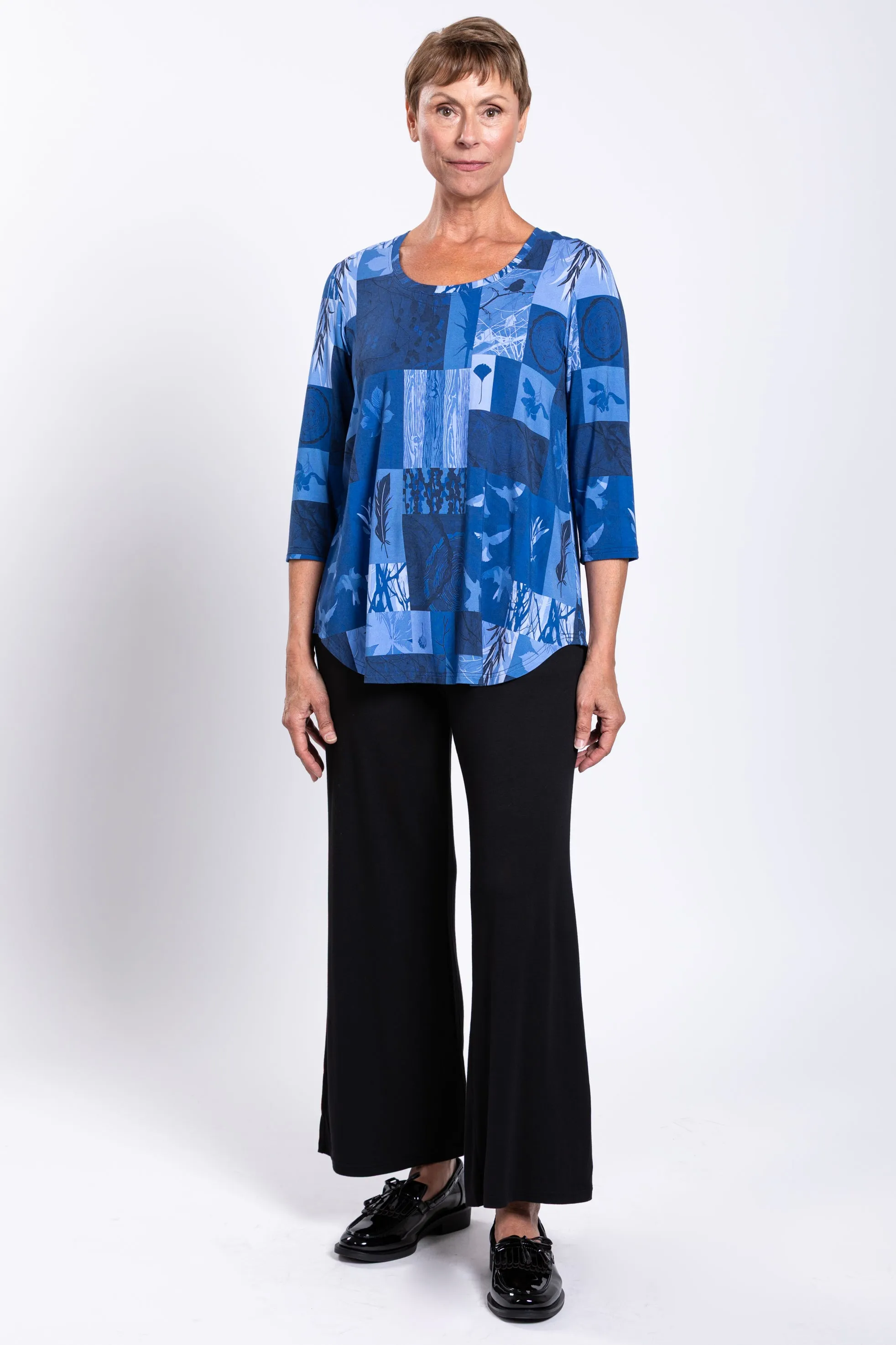 Jazz 3/4 Top, Blue Forest, Bamboo sold by Blue Sky product image thumbnail 3
