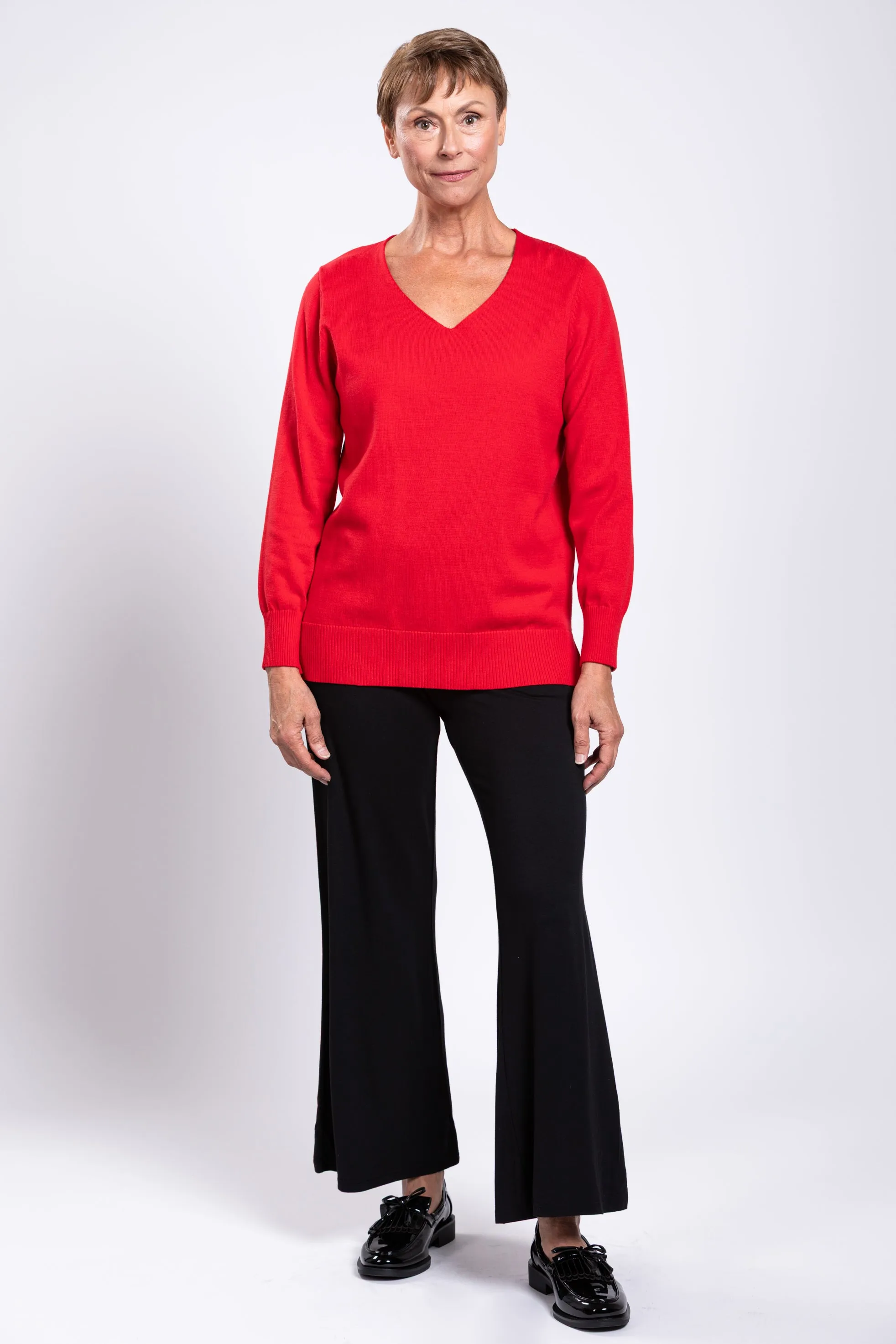 Tiff Sweater, Red, Cotton sold by Blue Sky product image thumbnail 2