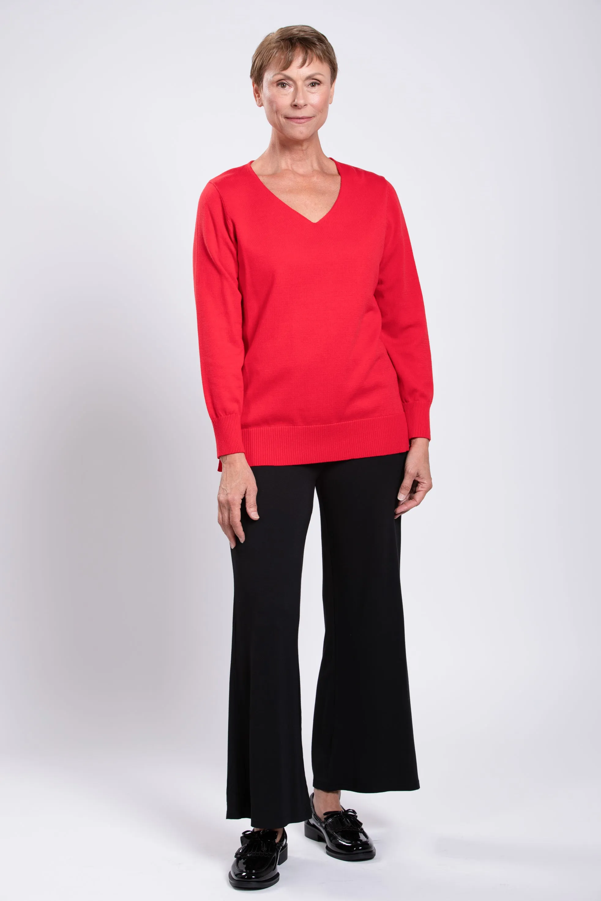 Tiff Sweater, Red, Cotton sold by Blue Sky product image thumbnail 4