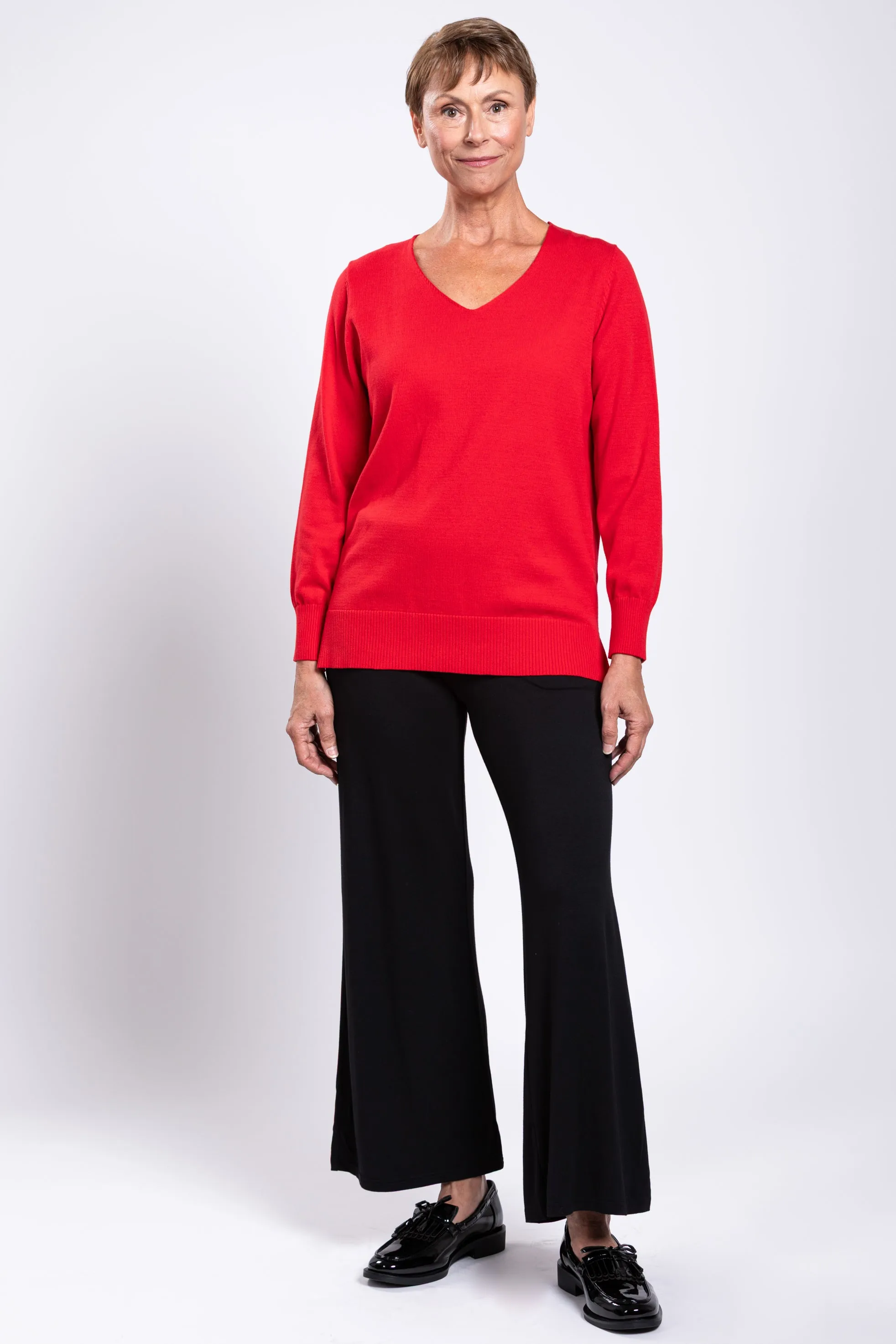 Tiff Sweater, Red, Cotton sold by Blue Sky product image thumbnail 5