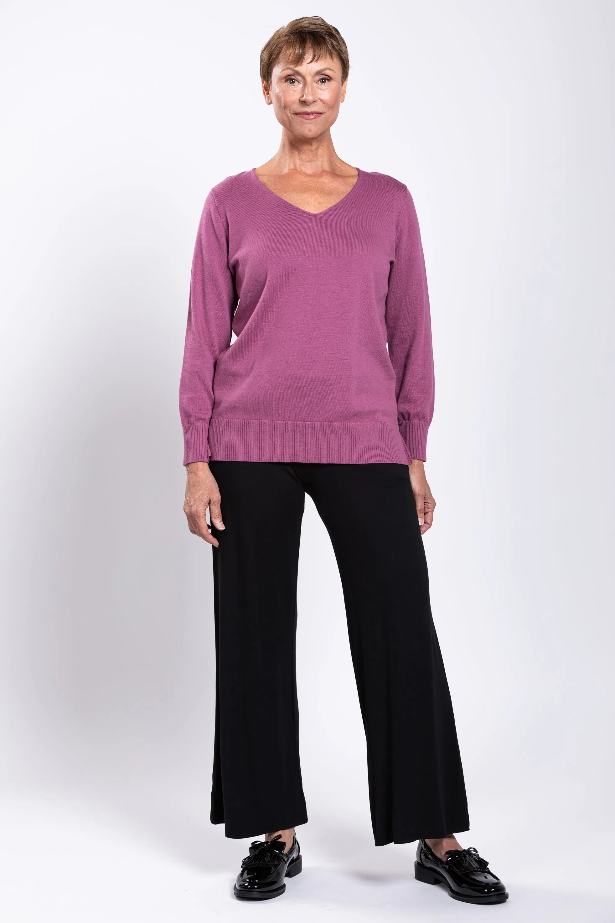 Tiff Sweater, Rose, Cotton sold by Blue Sky product image thumbnail 4