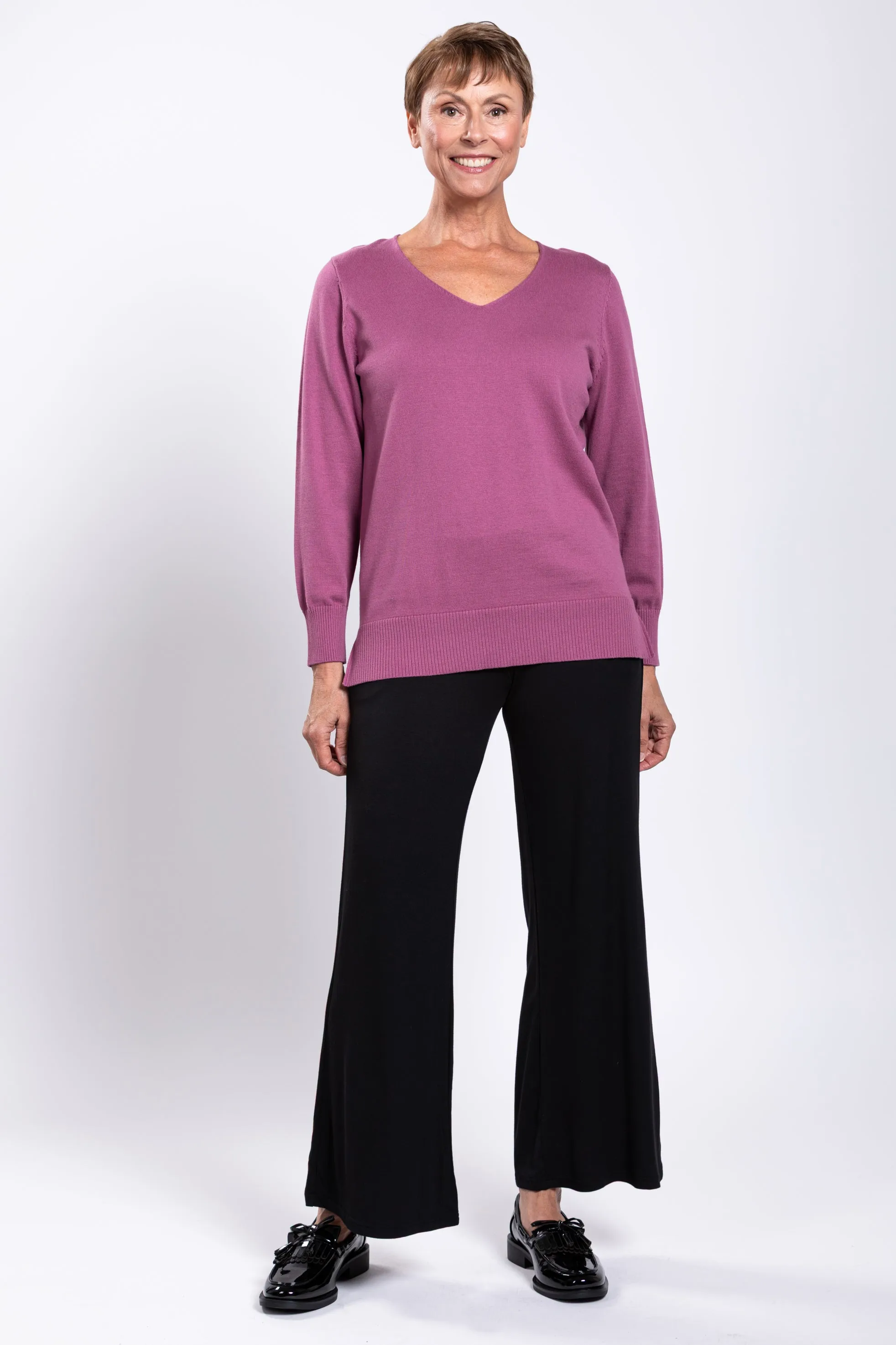 Tiff Sweater, Rose, Cotton sold by Blue Sky product image thumbnail 3