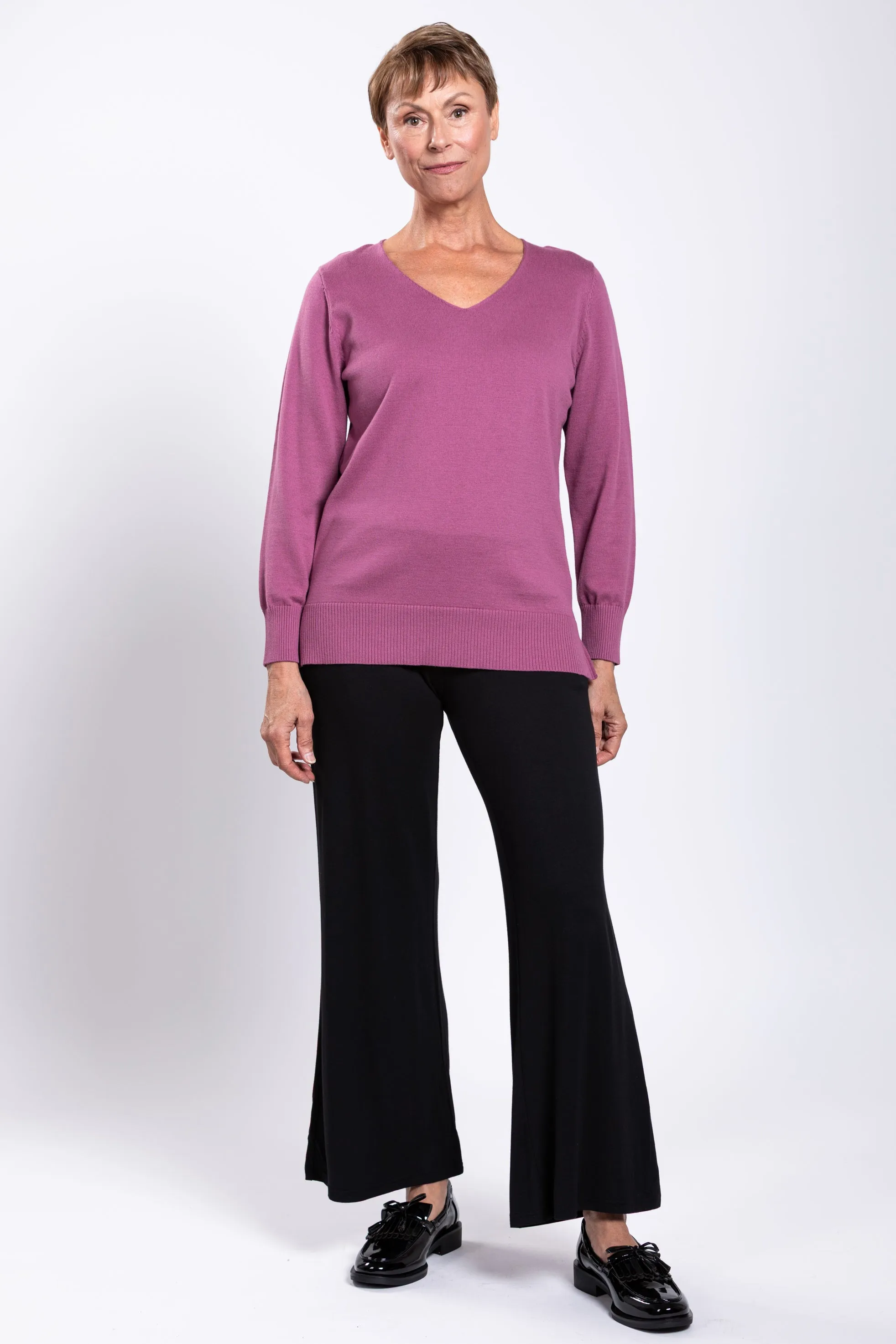 Tiff Sweater, Rose, Cotton sold by Blue Sky product image thumbnail 2