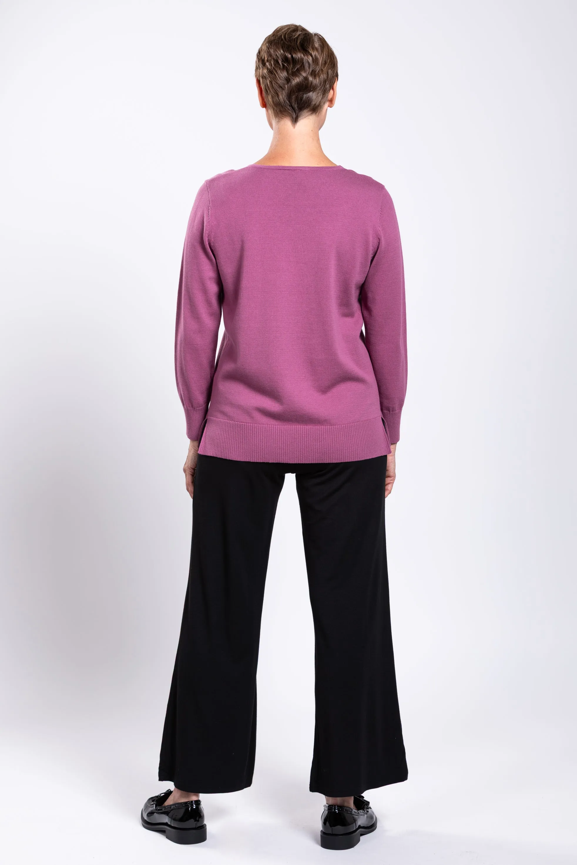 Tiff Sweater, Rose, Cotton sold by Blue Sky product image thumbnail 5