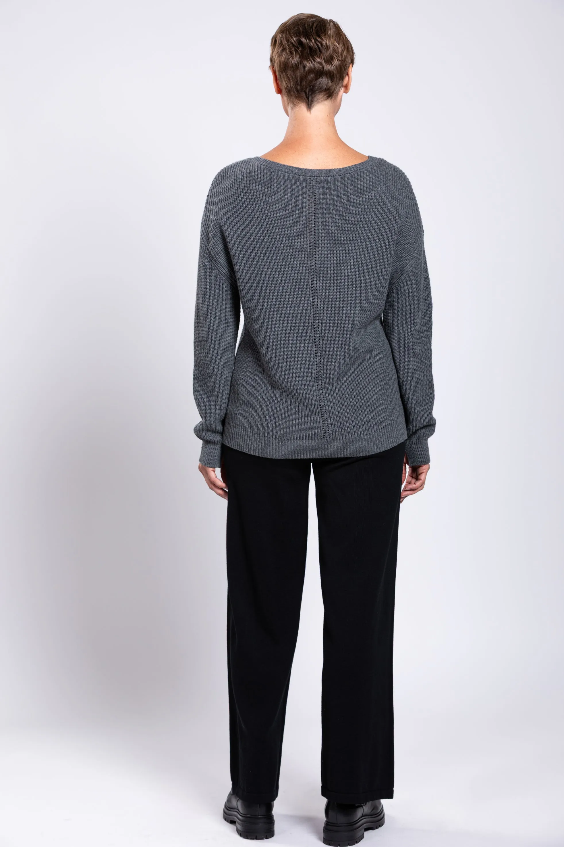 Mission Sweater, Charcoal, Cotton sold by Blue Sky product image thumbnail 5