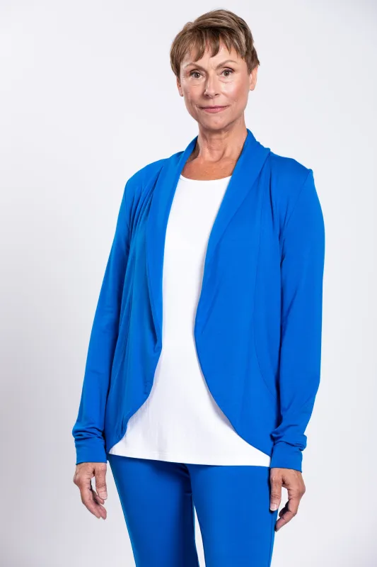 Simmer Jacket, Cobalt, French Terry sold by Blue Sky