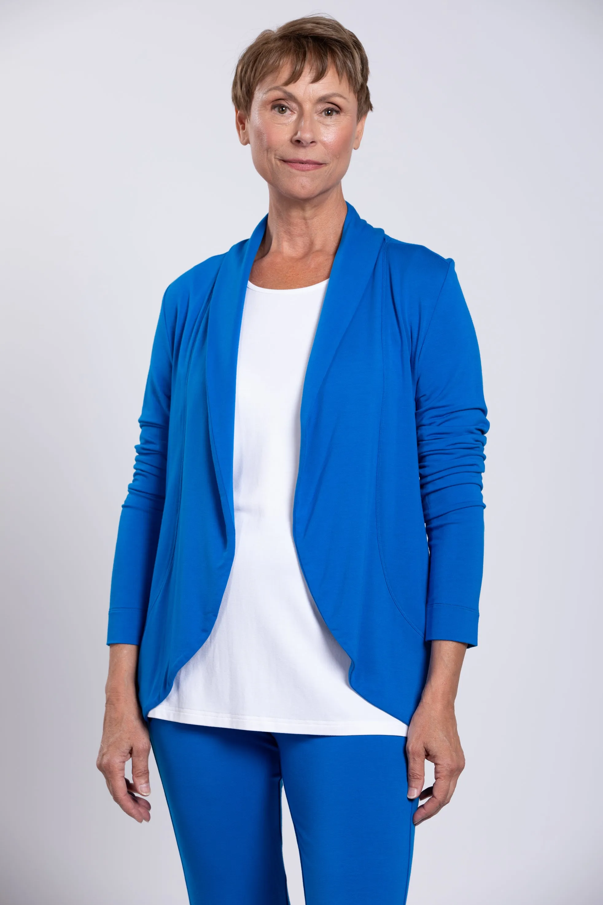 Simmer Jacket, Cobalt, French Terry sold by Blue Sky product image thumbnail 3