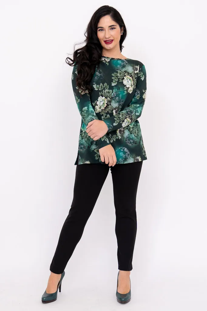 Margie Top, Teal Magic, Bamboo sold by Blue Sky product image thumbnail 3