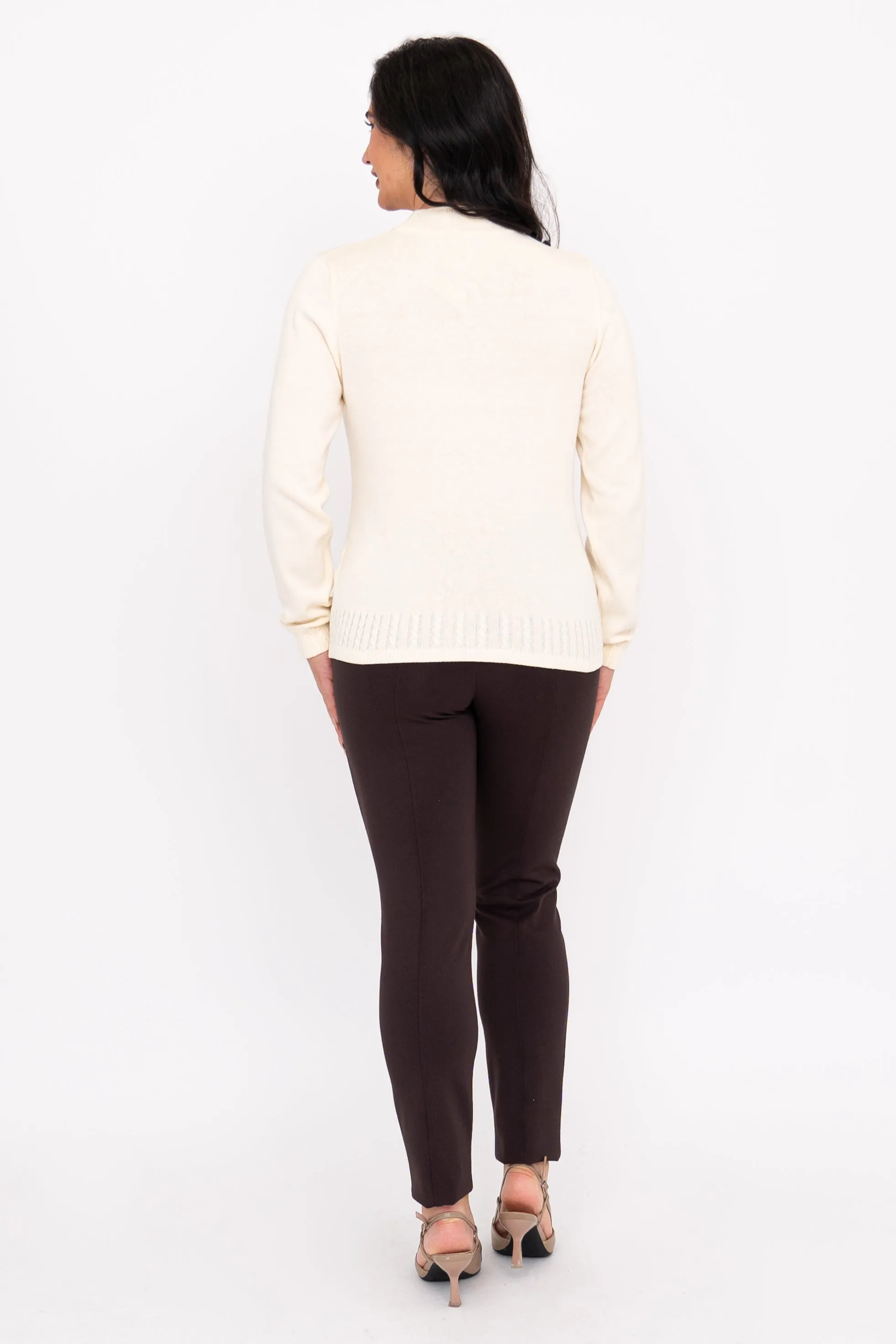Ella Sweater, Cream, Cotton sold by Blue Sky product image thumbnail 5