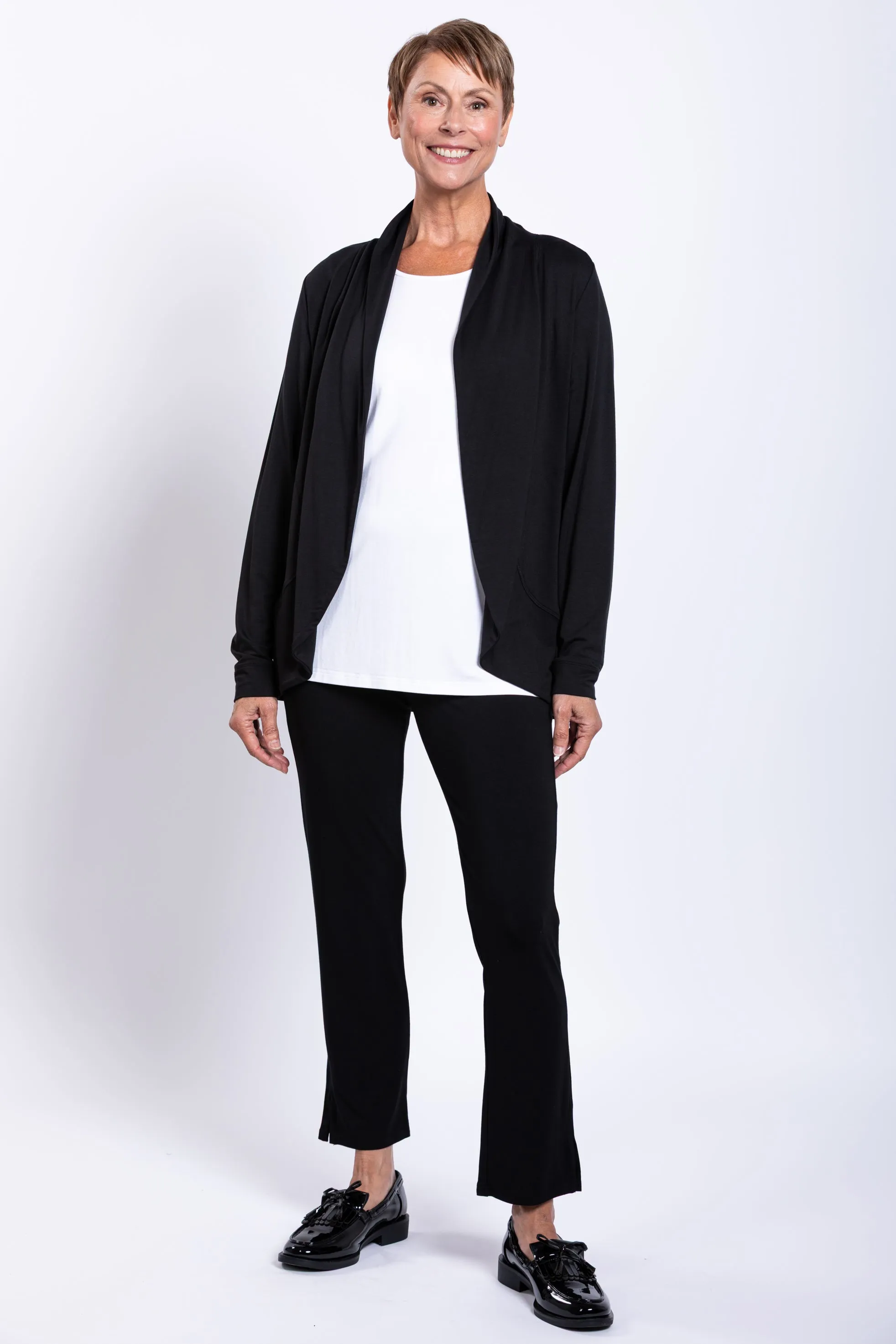 Simmer Jacket, Black, French Terry sold by Blue Sky product image thumbnail 3