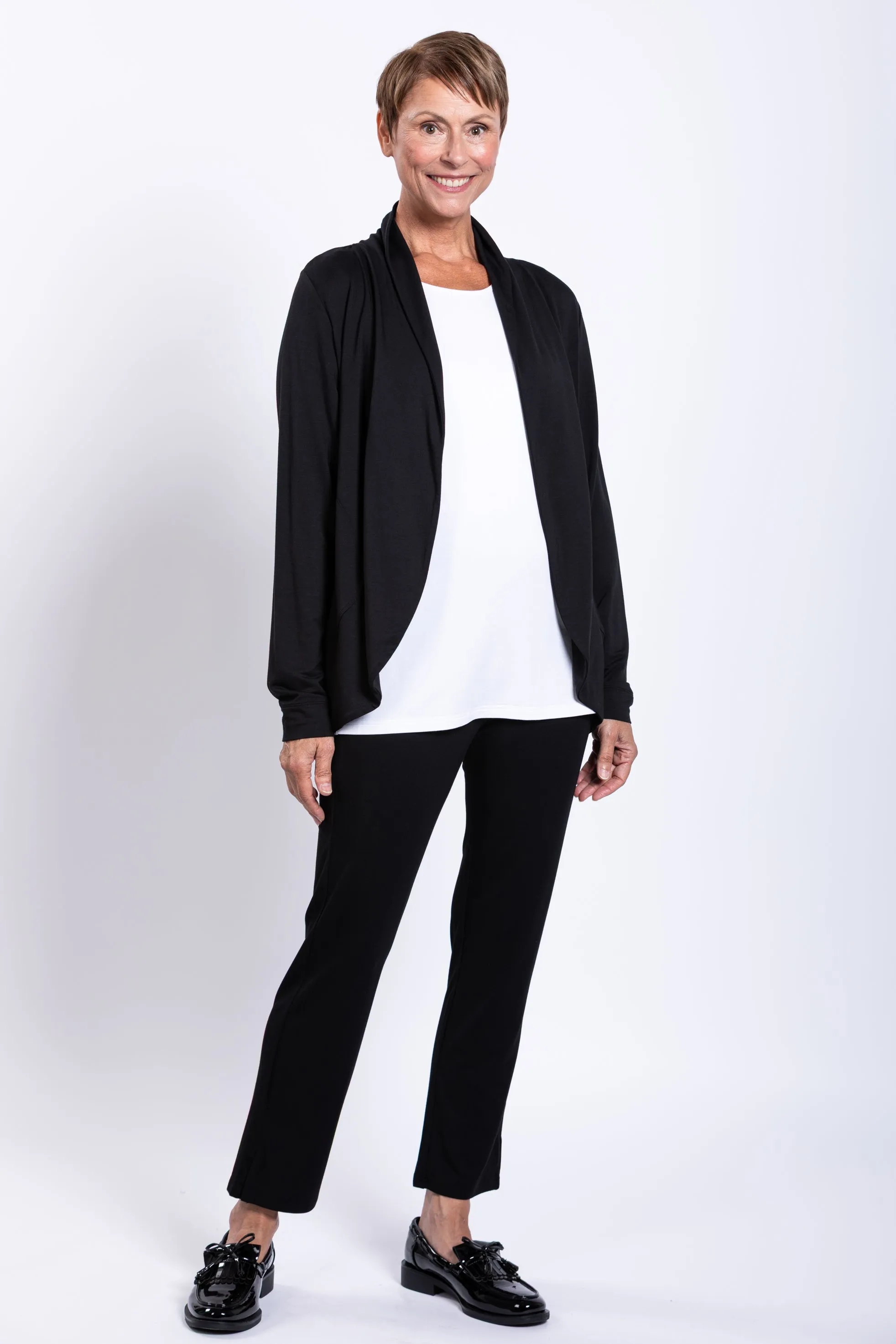 Simmer Jacket, Black, French Terry sold by Blue Sky product image thumbnail 2