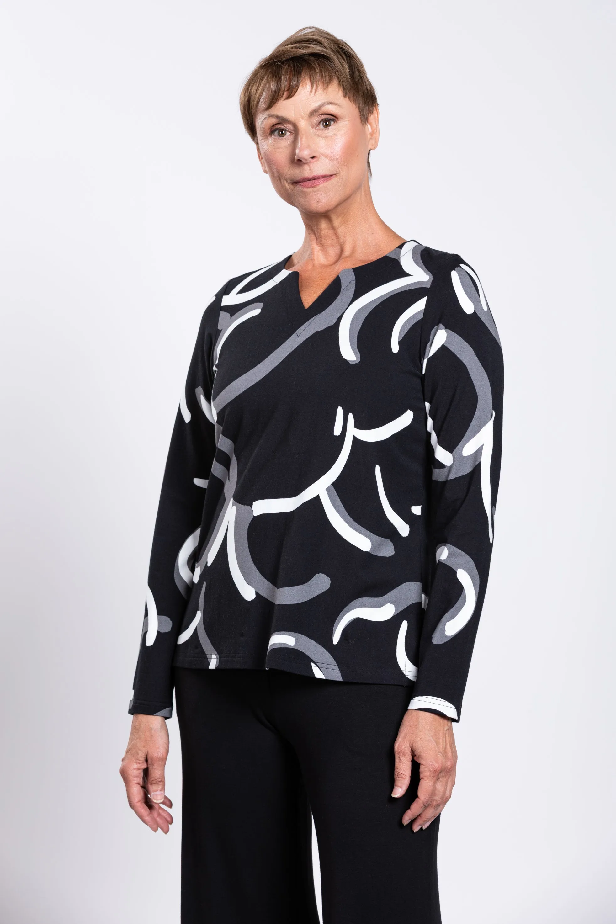 Peggy Top, BW Focus, Bamboo sold by Blue Sky product image thumbnail 3