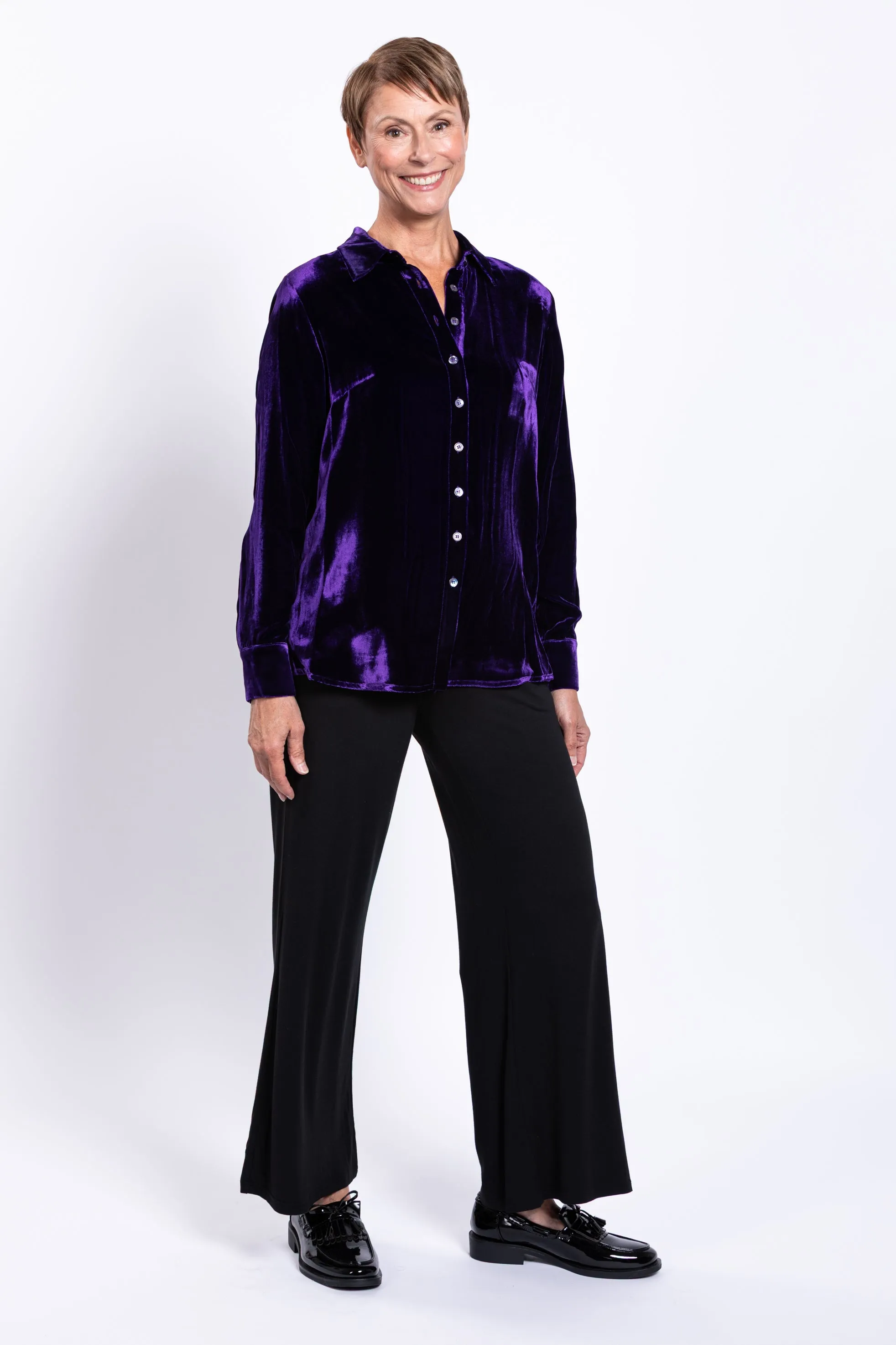 Memory Blouse, Royale, Silk Velvet sold by Blue Sky product image thumbnail 3