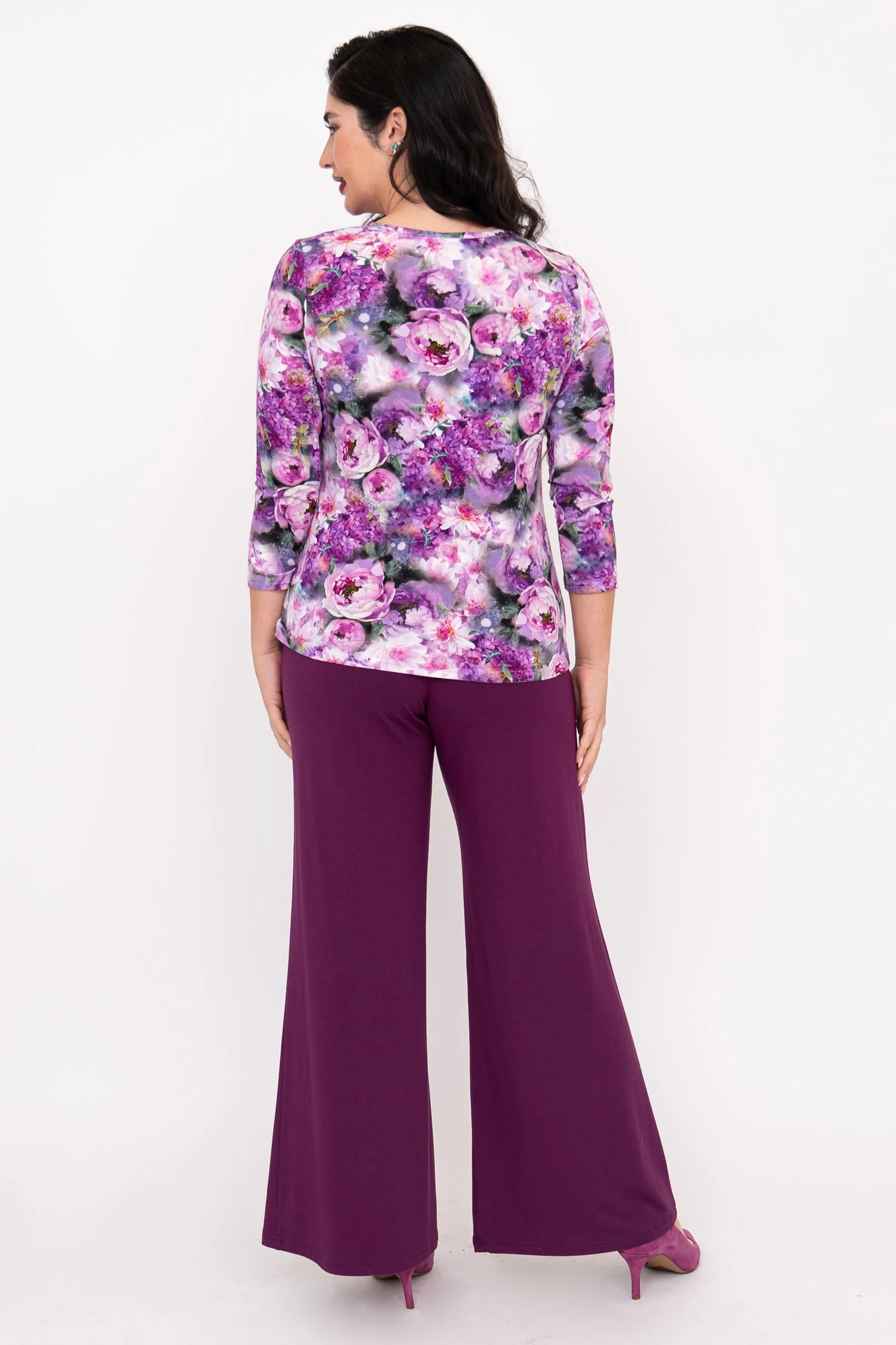 Margorie Top, Magenta Sugar, Bamboo sold by Blue Sky product image thumbnail 5