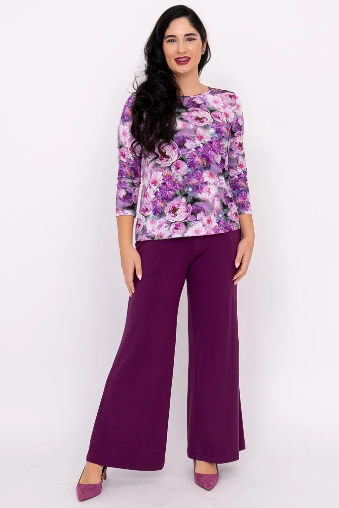 Margorie Top, Magenta Sugar, Bamboo sold by Blue Sky product image thumbnail 3