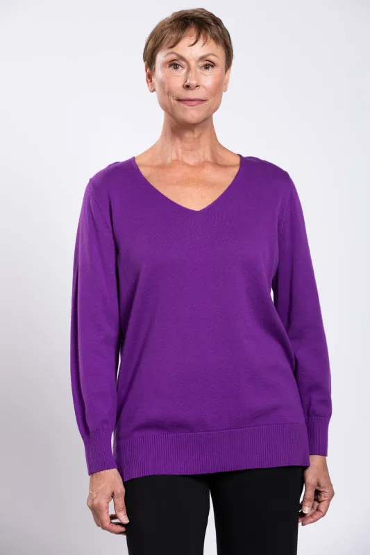 Tiff Sweater, Bright Royale, Cotton sold by Blue Sky