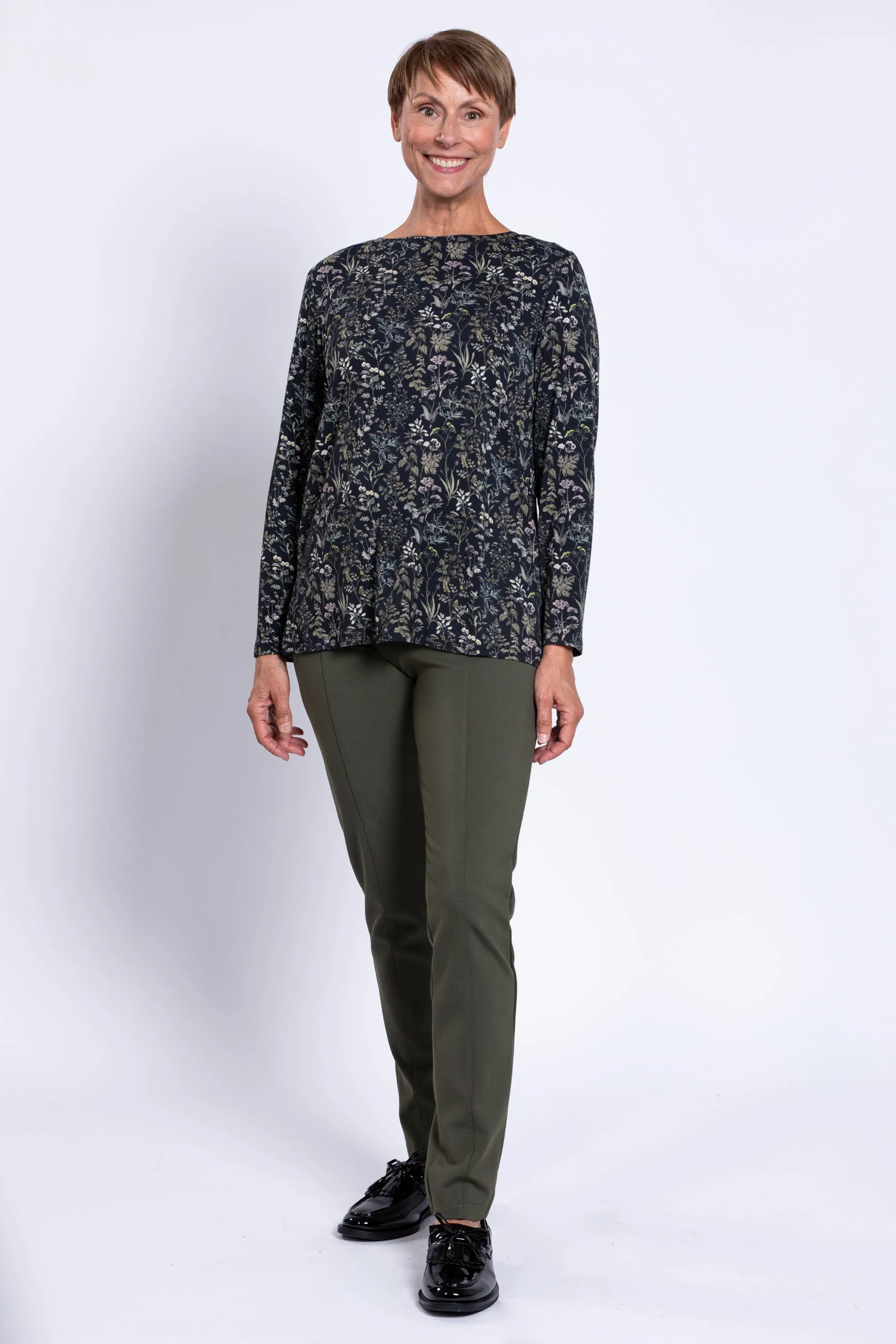 Margie Top, Khaki Herbal, Bamboo sold by Blue Sky product image thumbnail 2
