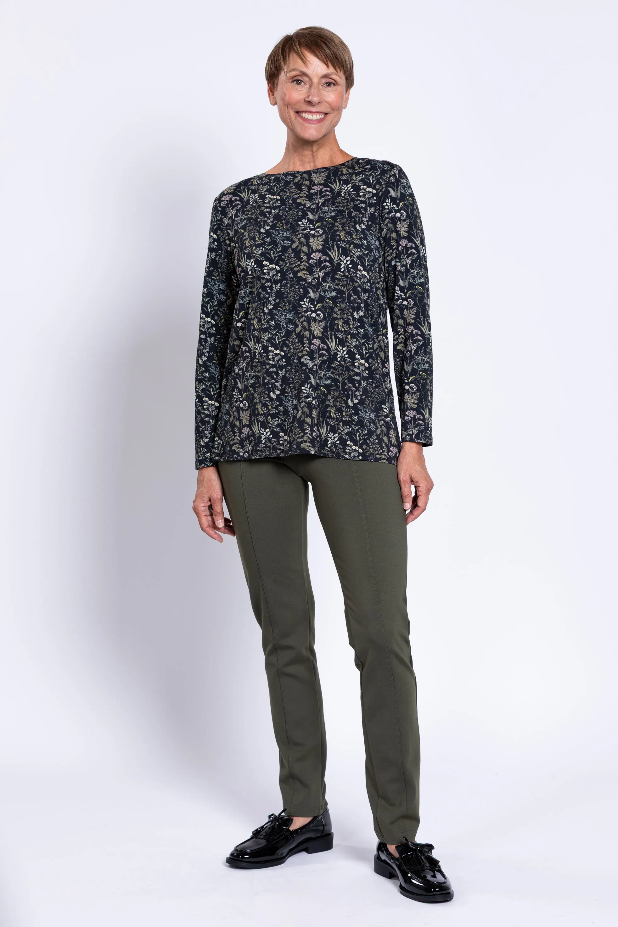 Margie Top, Khaki Herbal, Bamboo sold by Blue Sky product image thumbnail 3
