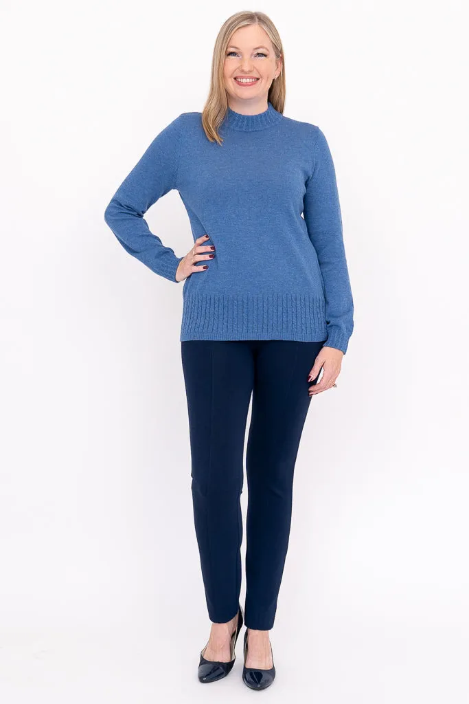 Ella Sweater, Denim, Cotton sold by Blue Sky product image thumbnail 2