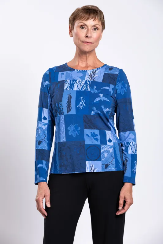 Margorie Top, Blue Forest, Bamboo sold by Blue Sky