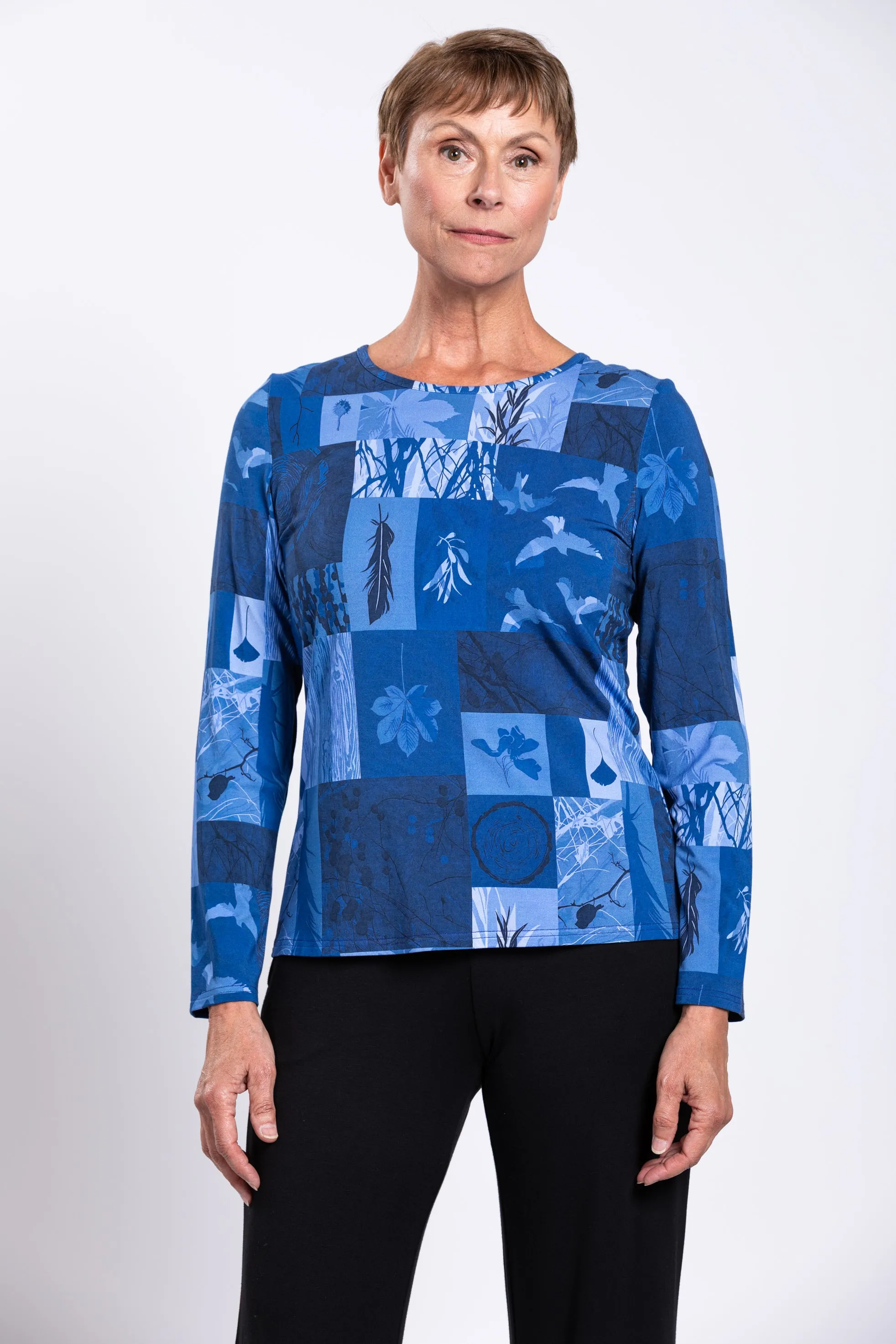 Margorie Top, Blue Forest, Bamboo sold by Blue Sky