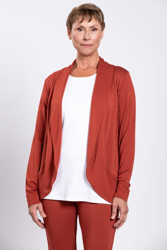 Simmer Jacket, Cuprum, French Terry sold by Blue Sky