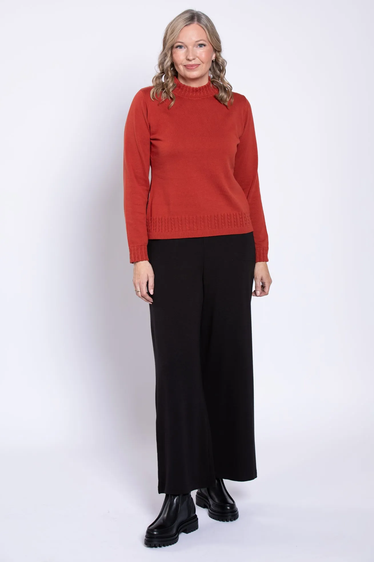 Ella Sweater, Light Copper, Cotton sold by Blue Sky product image thumbnail 2