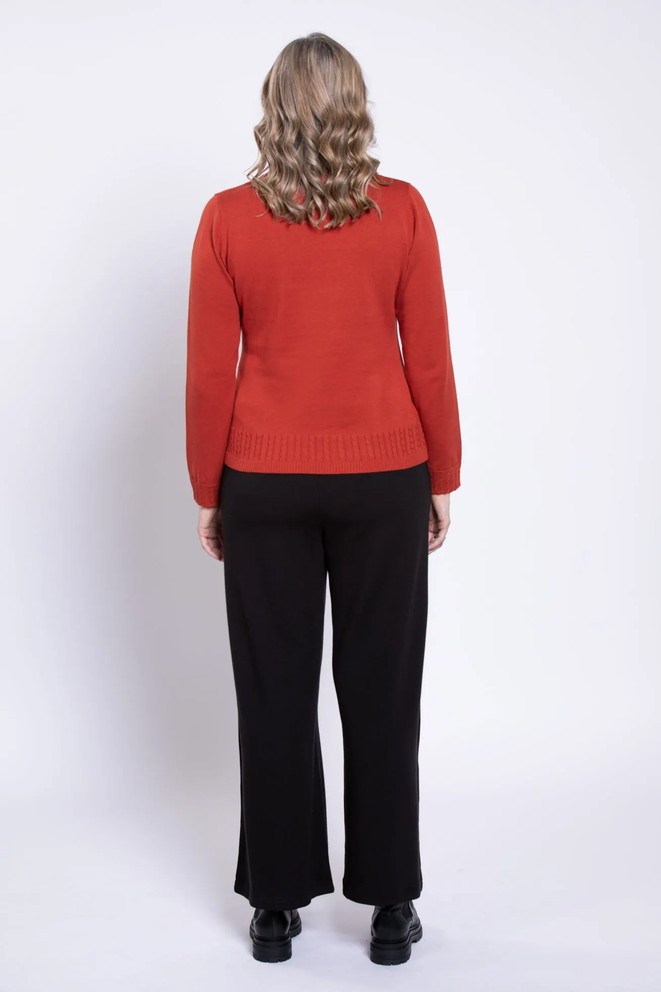 Ella Sweater, Light Copper, Cotton sold by Blue Sky product image thumbnail 4