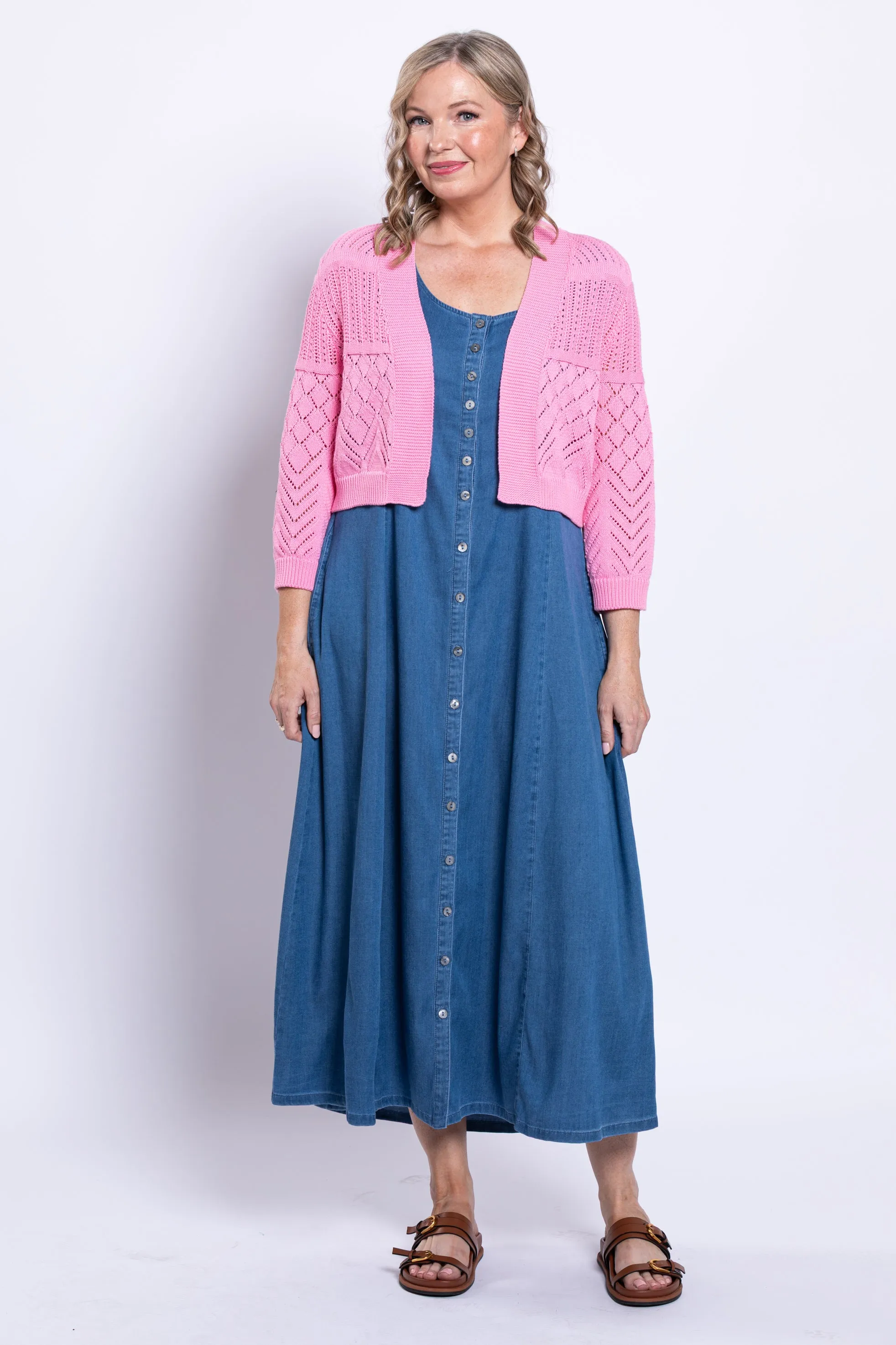 Aldi Sweater, Pink, Cotton sold by Blue Sky product image thumbnail 3