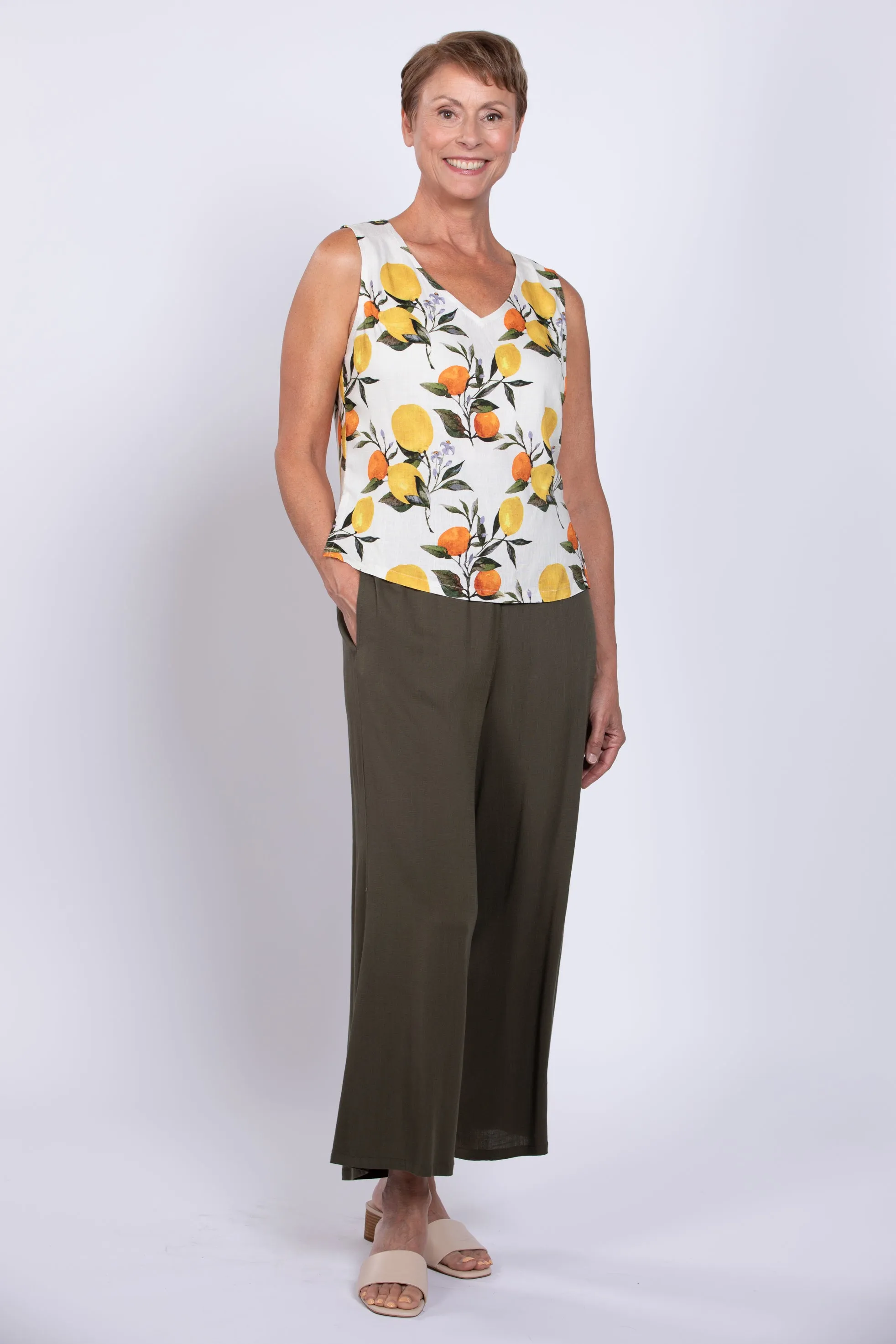 Havana Tank, Lemonade, Linen Bamboo sold by Blue Sky product image thumbnail 4