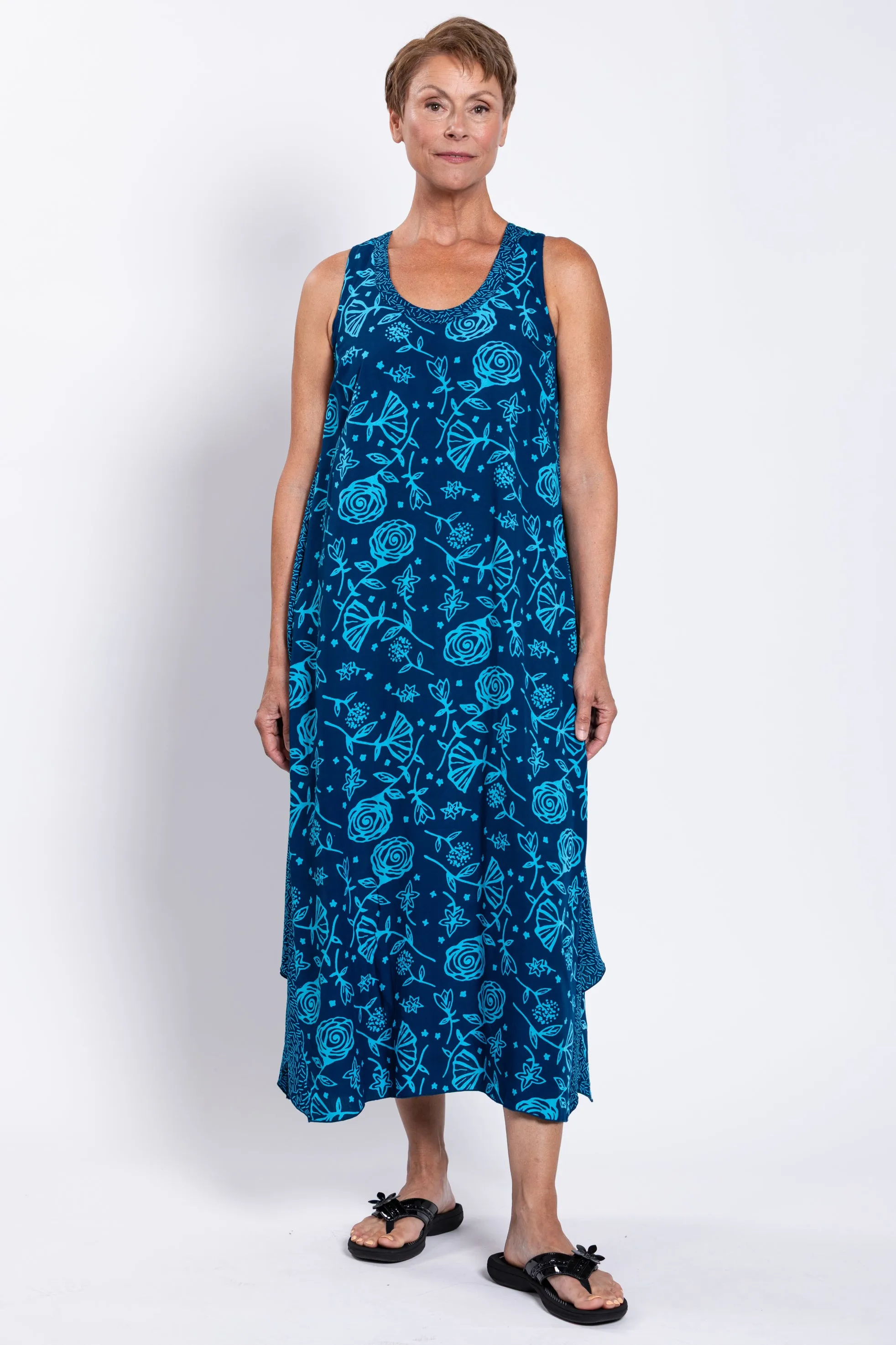 Ari Dress, Indigo Floral sold by Blue Sky product image thumbnail 2