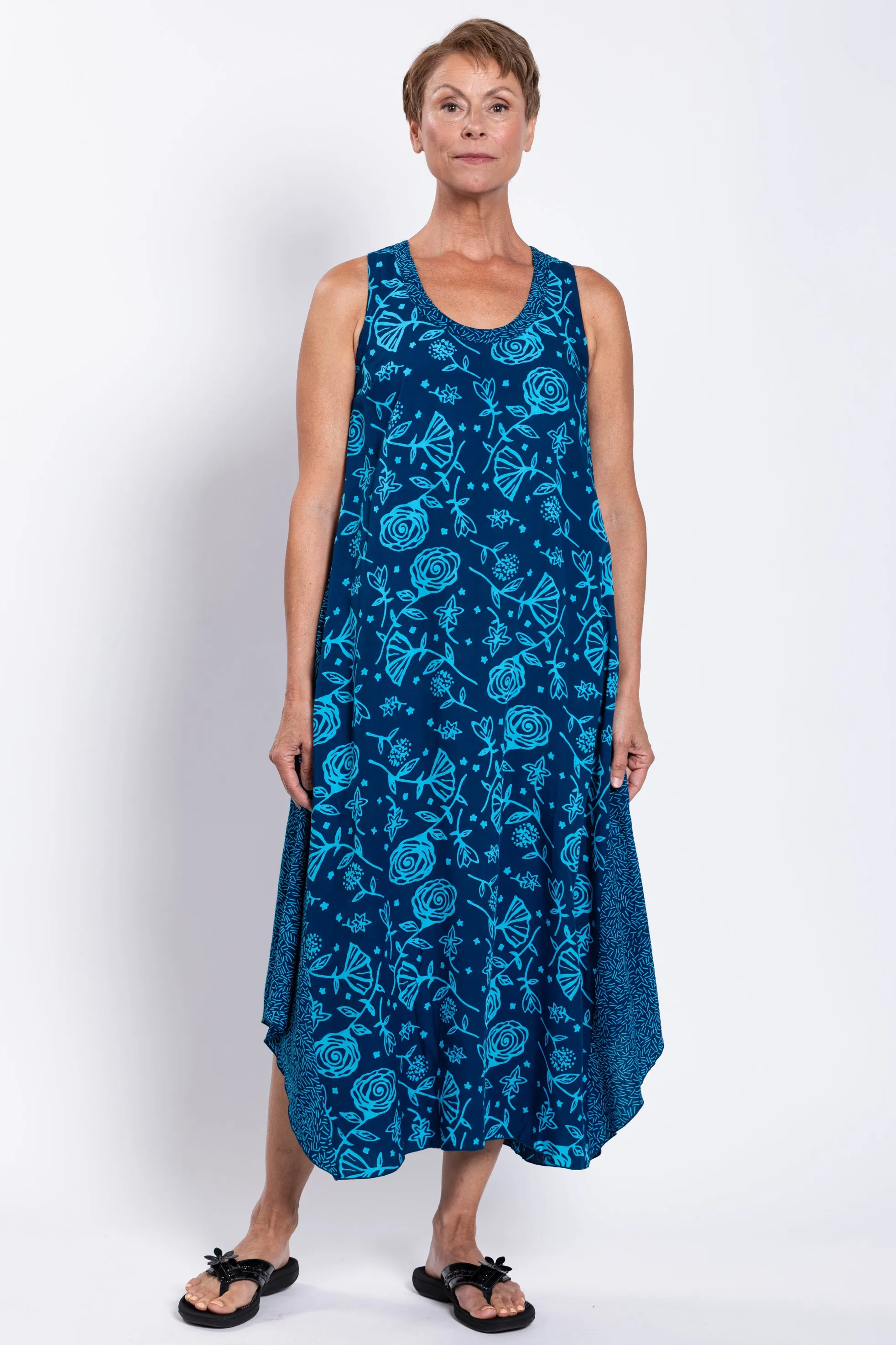 Ari Dress, Indigo Floral sold by Blue Sky product image thumbnail 3