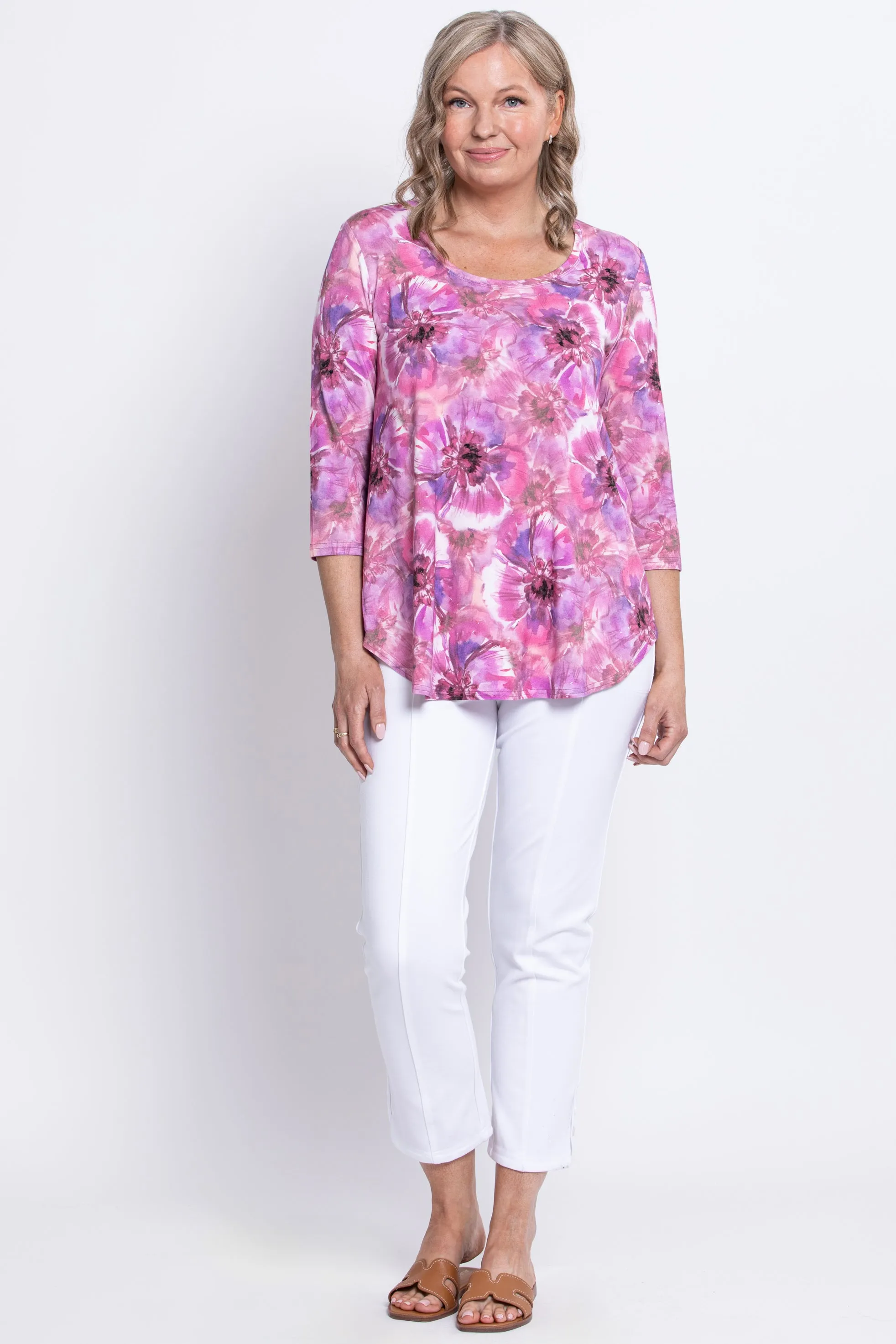 Jazz 3/4 Top, Royale Cardiff, Bamboo sold by Blue Sky product image thumbnail 4