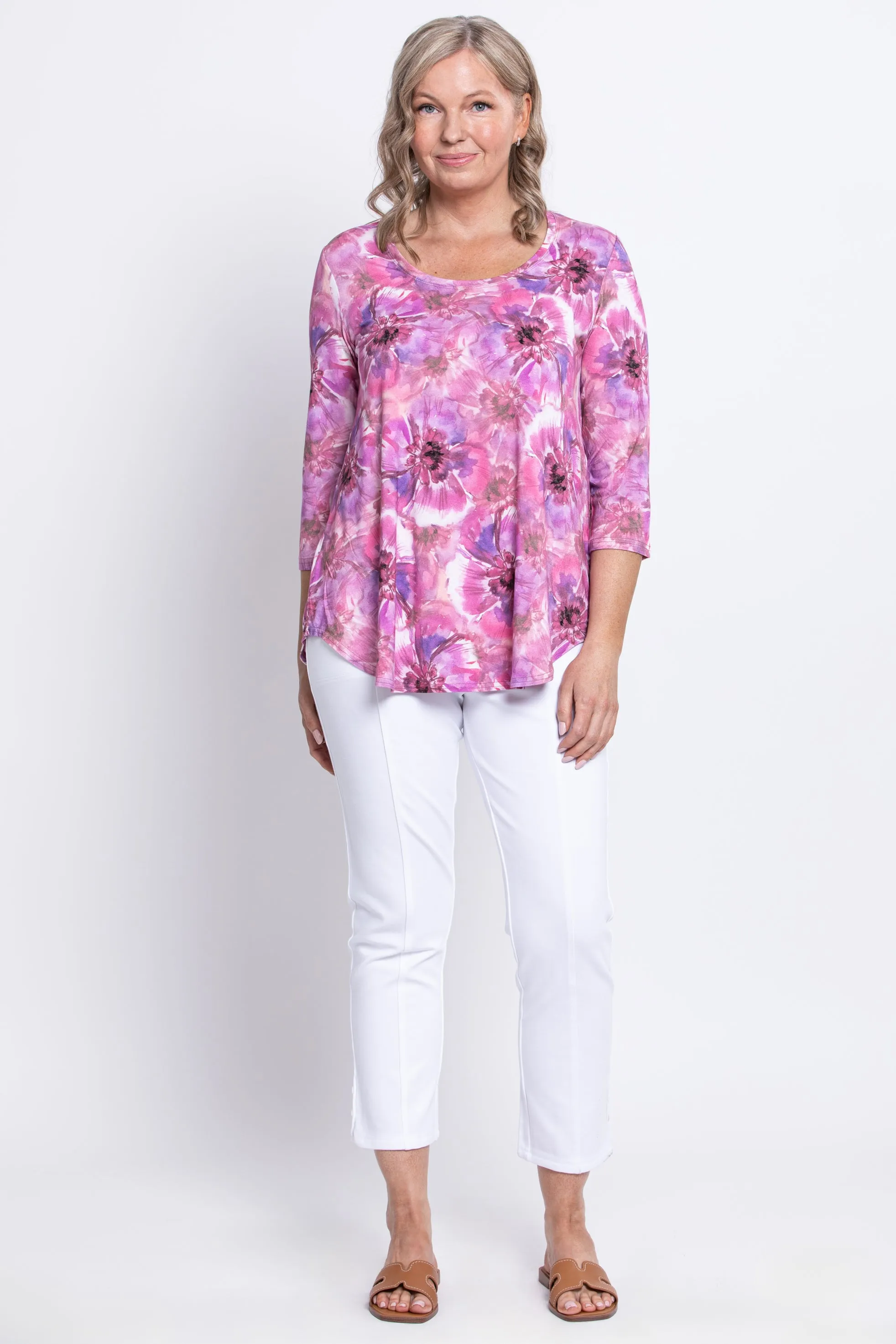 Jazz 3/4 Top, Royale Cardiff, Bamboo sold by Blue Sky product image thumbnail 3