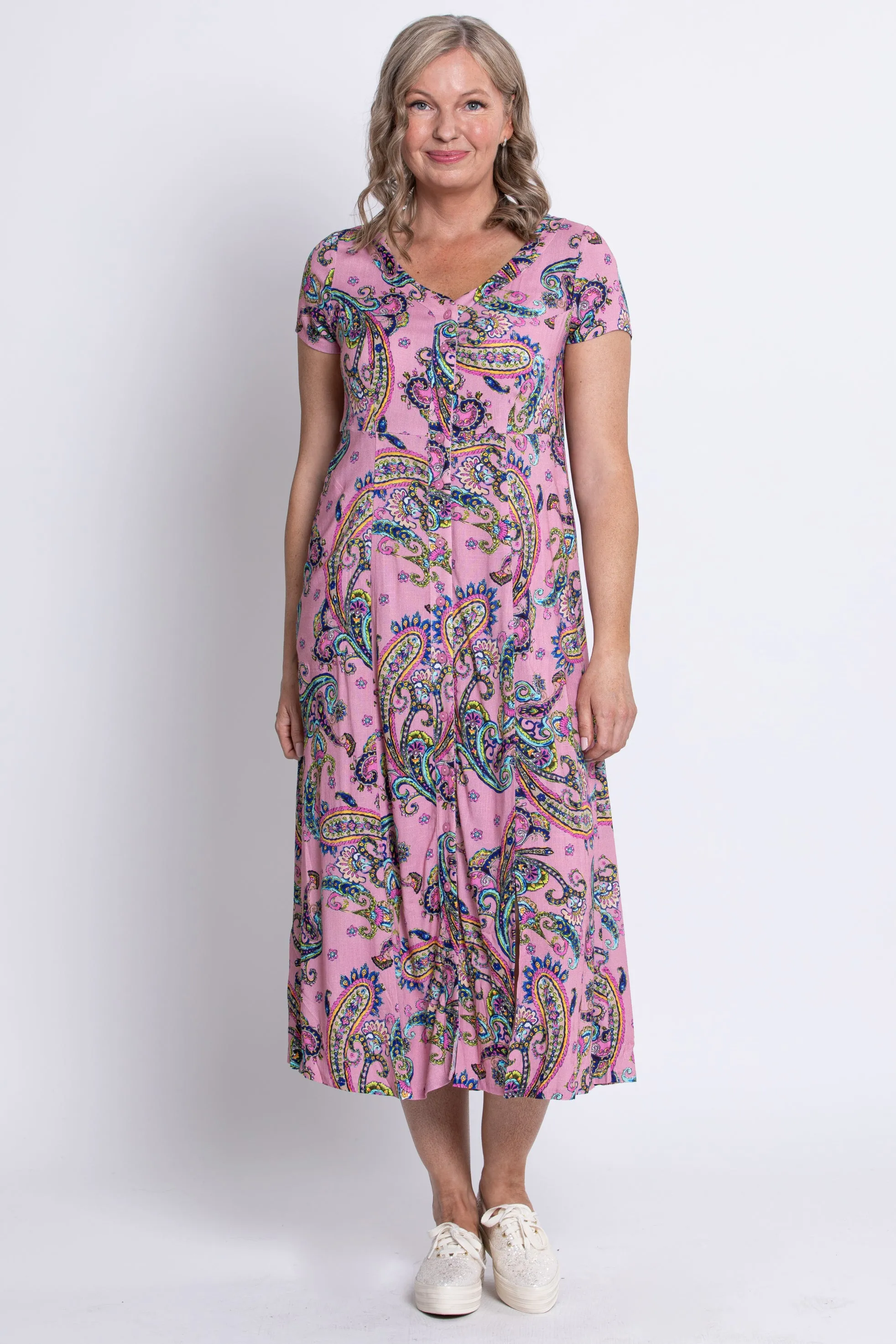 Morgan Dress, Virtue, Linen Bamboo sold by Blue Sky product image thumbnail 2