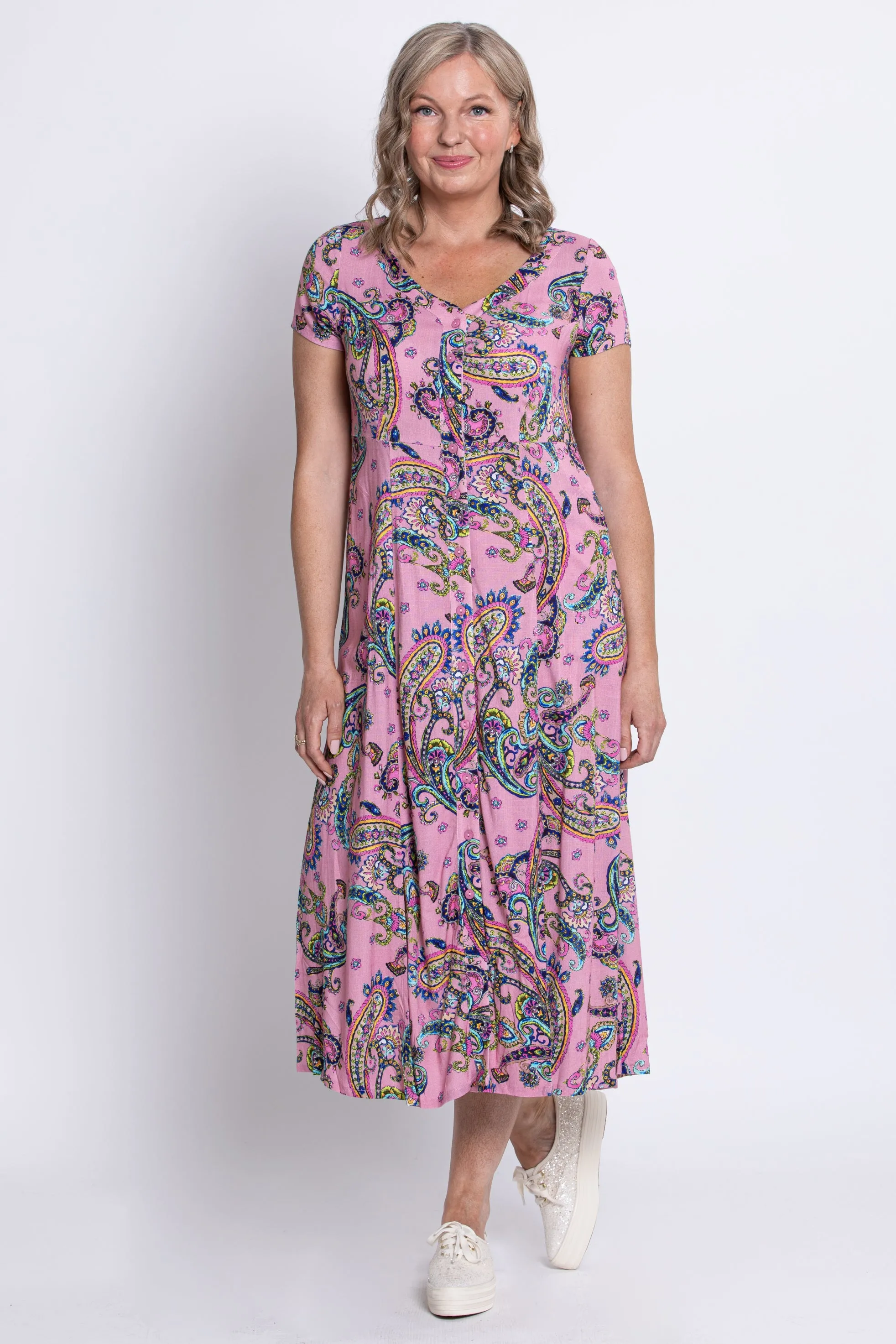 Morgan Dress, Virtue, Linen Bamboo sold by Blue Sky product image thumbnail 5
