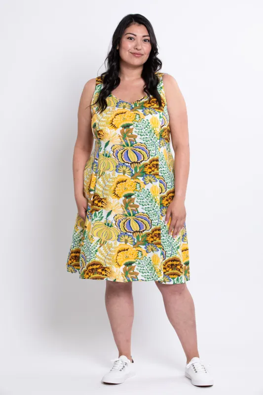 Sweet Sara Dress, Sunflower sold by Blue Sky