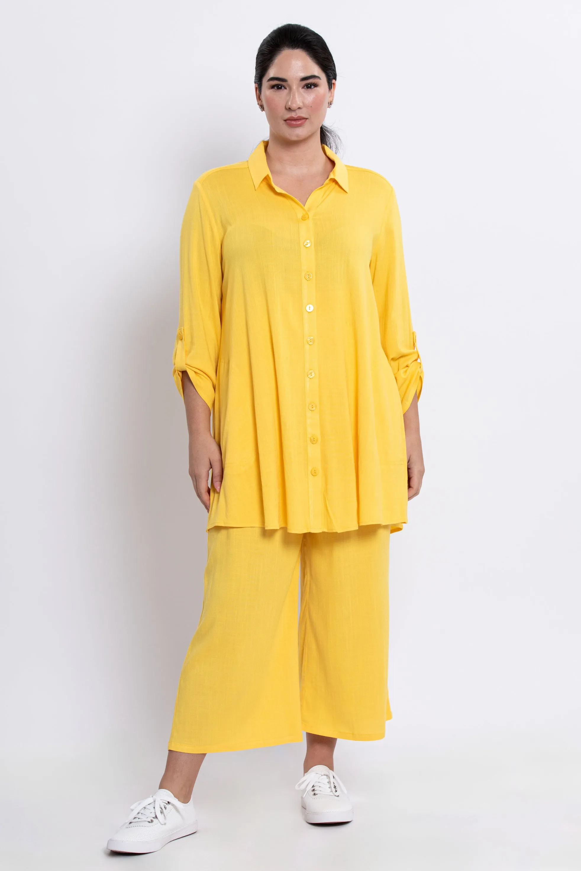 Celine Blouse, Wallflower, Linen Bamboo sold by Blue Sky product image thumbnail 2