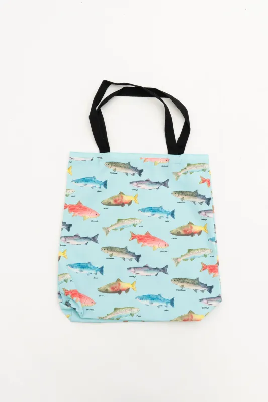 Tote Bag, Canada Salmon sold by Blue Sky