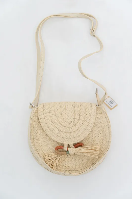 Victoria Crossbody, White sold by Blue Sky