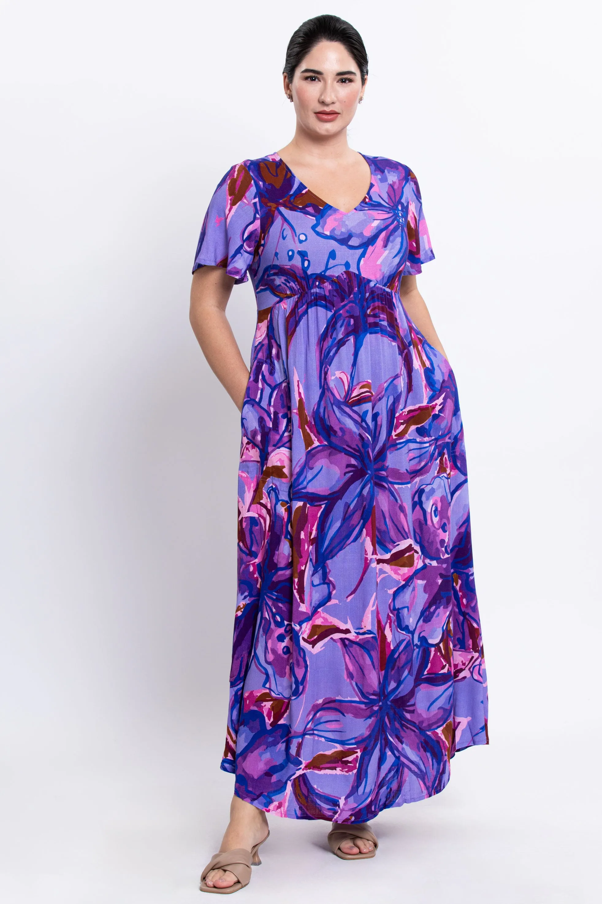 Jane Dress, Lily Love, Linen Bamboo sold by Blue Sky product image thumbnail 2