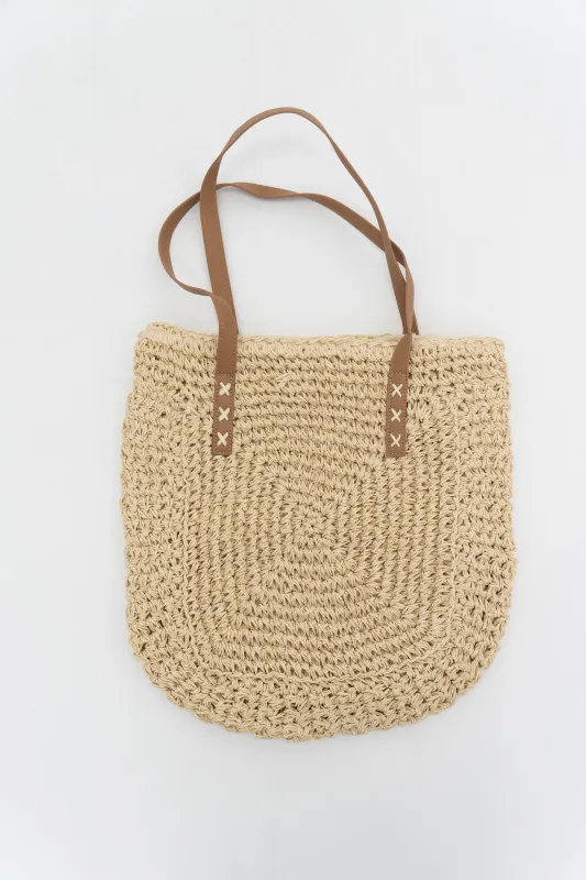 Estella Handbag, Sand sold by Blue Sky