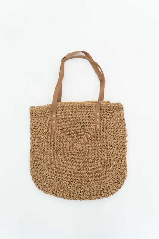 Estella Handbag, Natural sold by Blue Sky