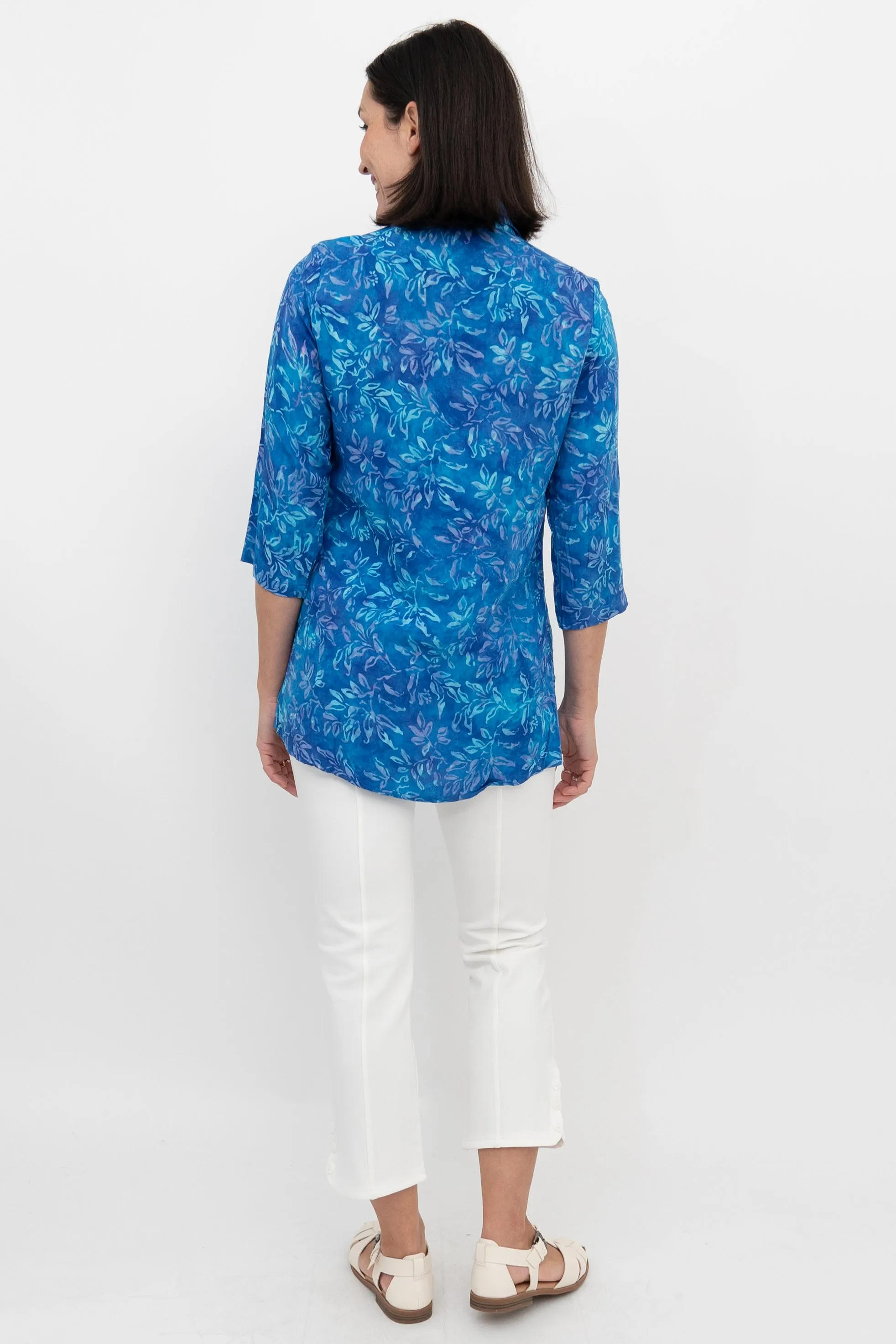 Cindy 3/4 Sleeve Top, Blue Wind - Final sale sold by Blue Sky product image thumbnail 3