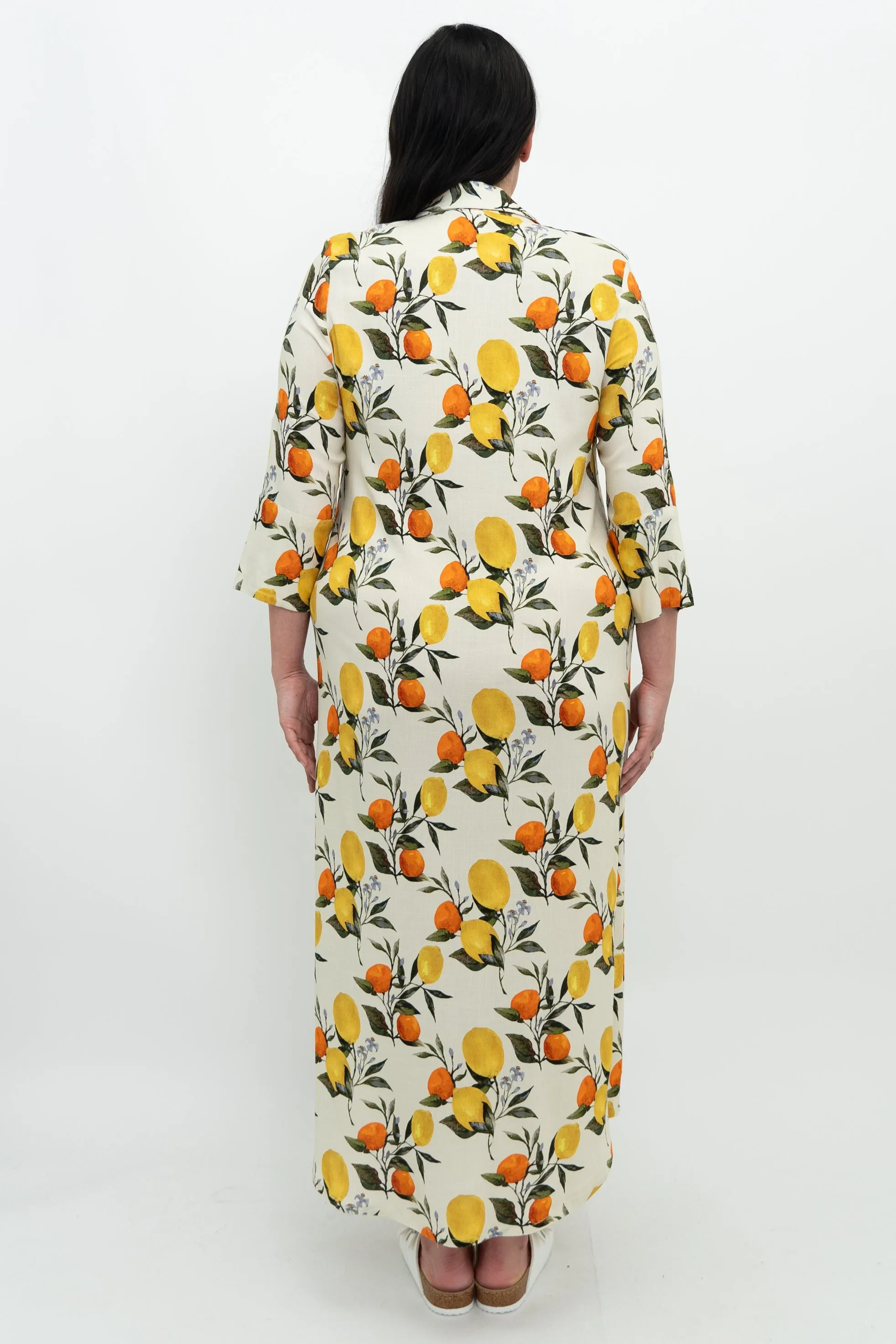 Jennifer Dress, Lemonade, Linen Bamboo sold by Blue Sky product image thumbnail 4