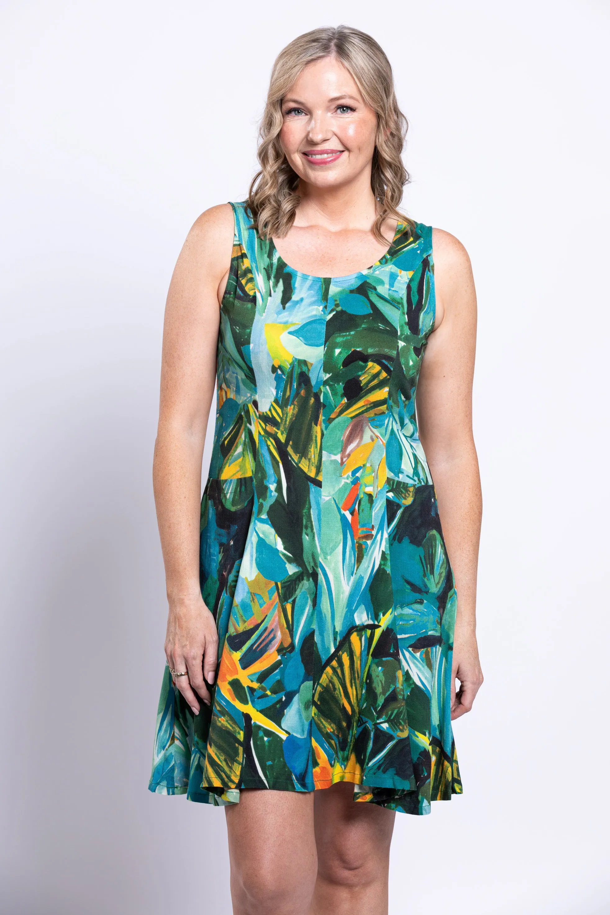 Ava Dress, Greenroom, Linen Bamboo sold by Blue Sky product image thumbnail 3