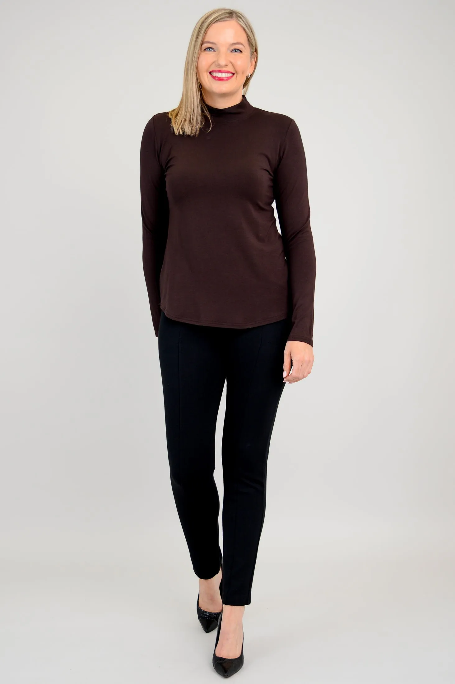 Tonya Top, Coffee, Bamboo - Final Sale sold by Blue Sky product image thumbnail 3