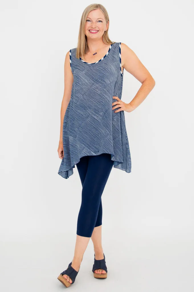 Swing Tank, Indigo Stripe sold by Blue Sky product image thumbnail 2