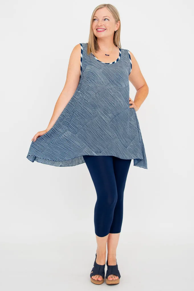 Swing Tank, Indigo Stripe sold by Blue Sky product image thumbnail 3